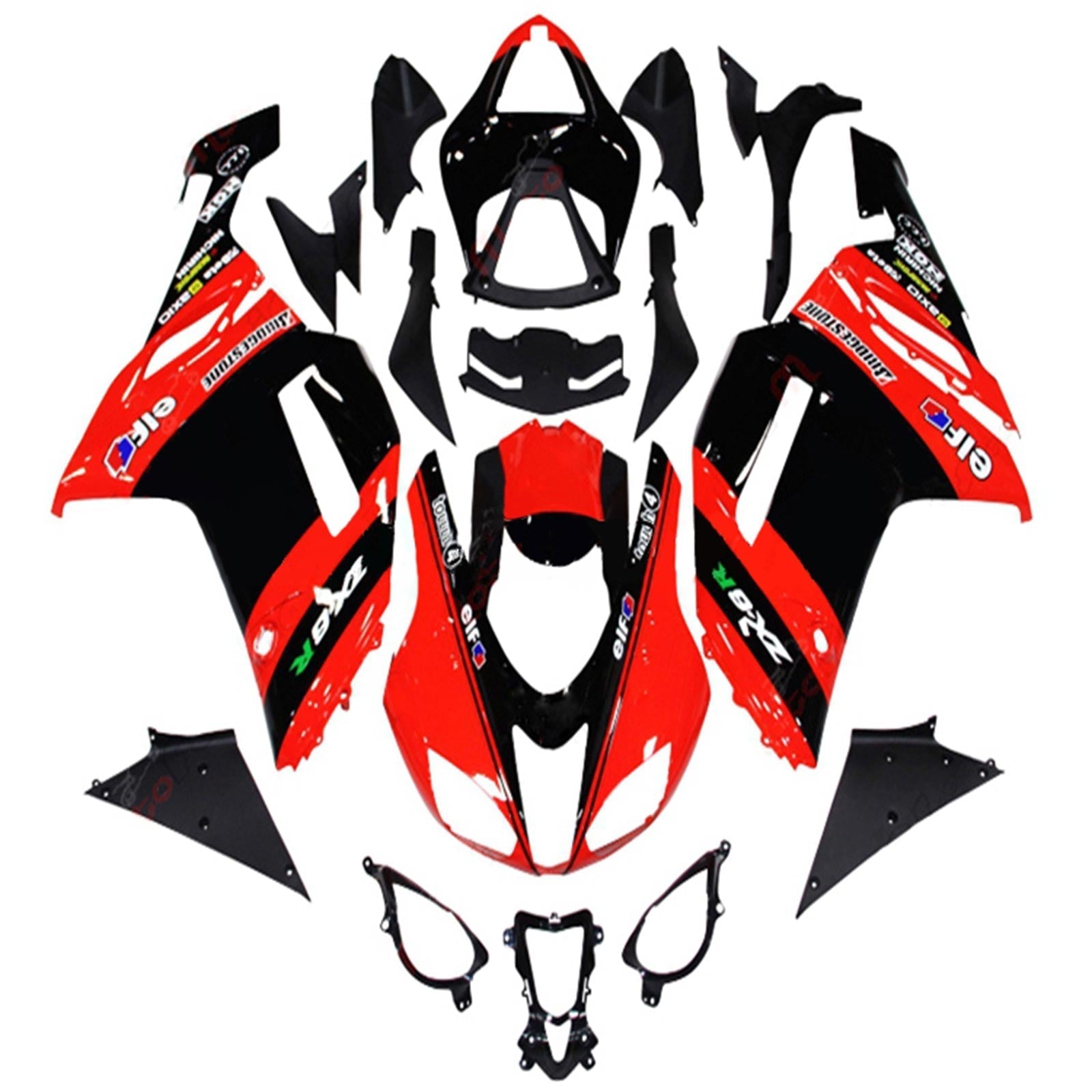 2013-2018 Kawasaki ZX6R 636 Fairing Kit Bodywork Plastic ABS