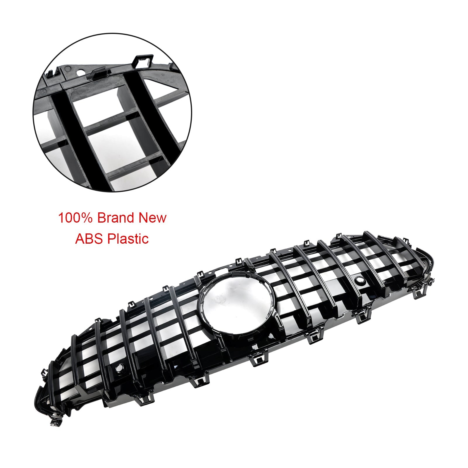 2018 2019 2020 2021 2022 2023 2024 Mercedes CLS C257 W257 Coupe Black Front Bumper Grill Grille