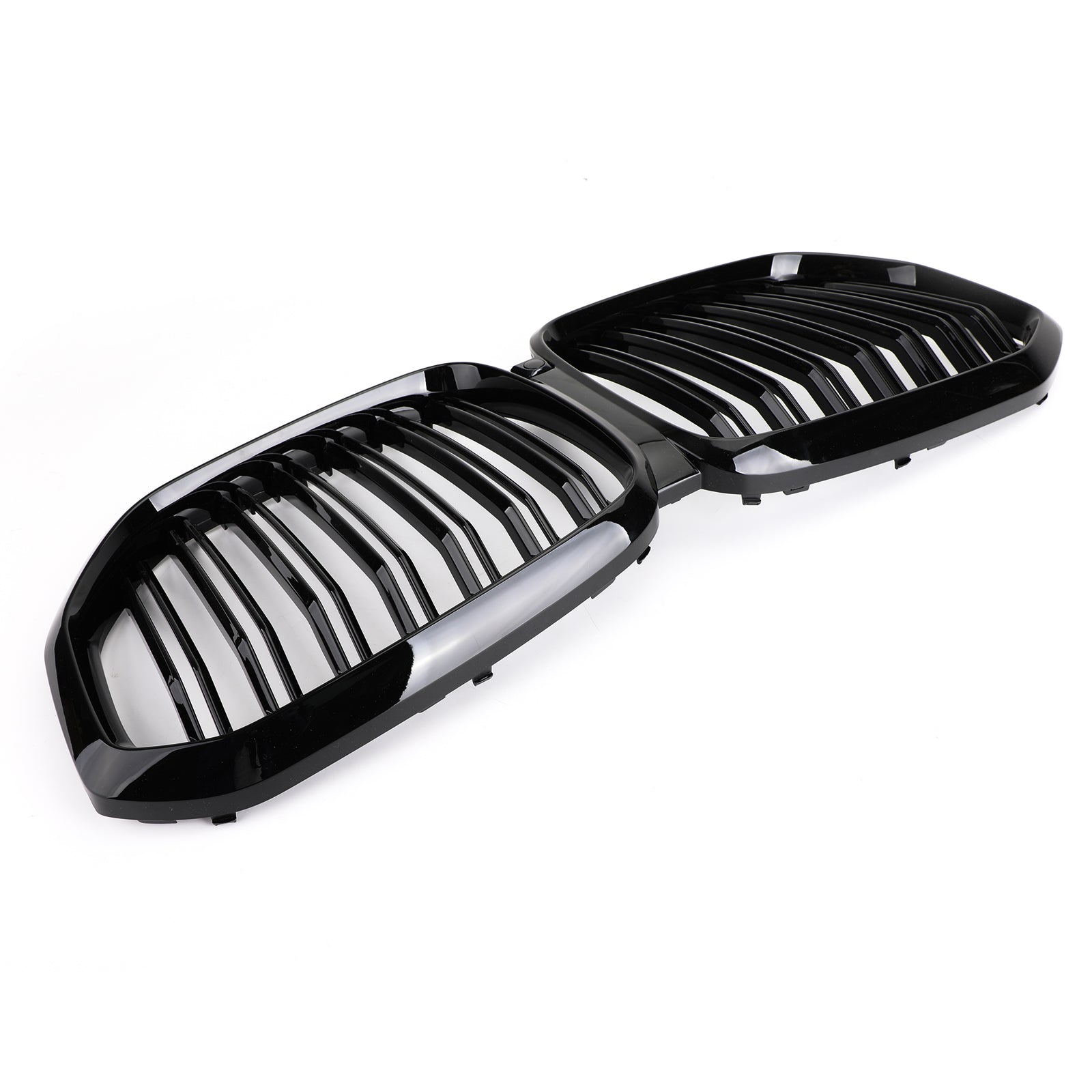 2018-2021 BMW X5 G05 Front Kidney Grille Gloss Black Grill Dual Fin