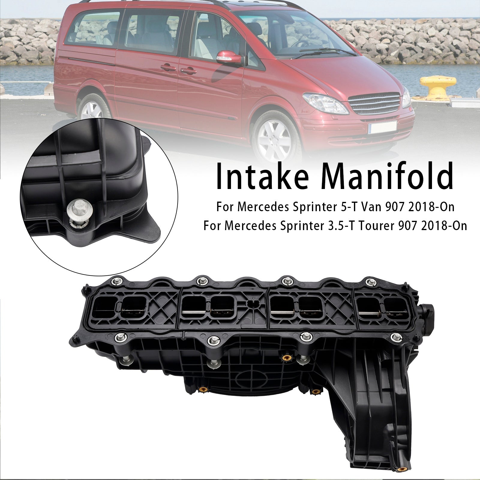 2018-On Mercedes Sprinter 4-T Tourer 907 Intake Inlet Manifold A6510904937