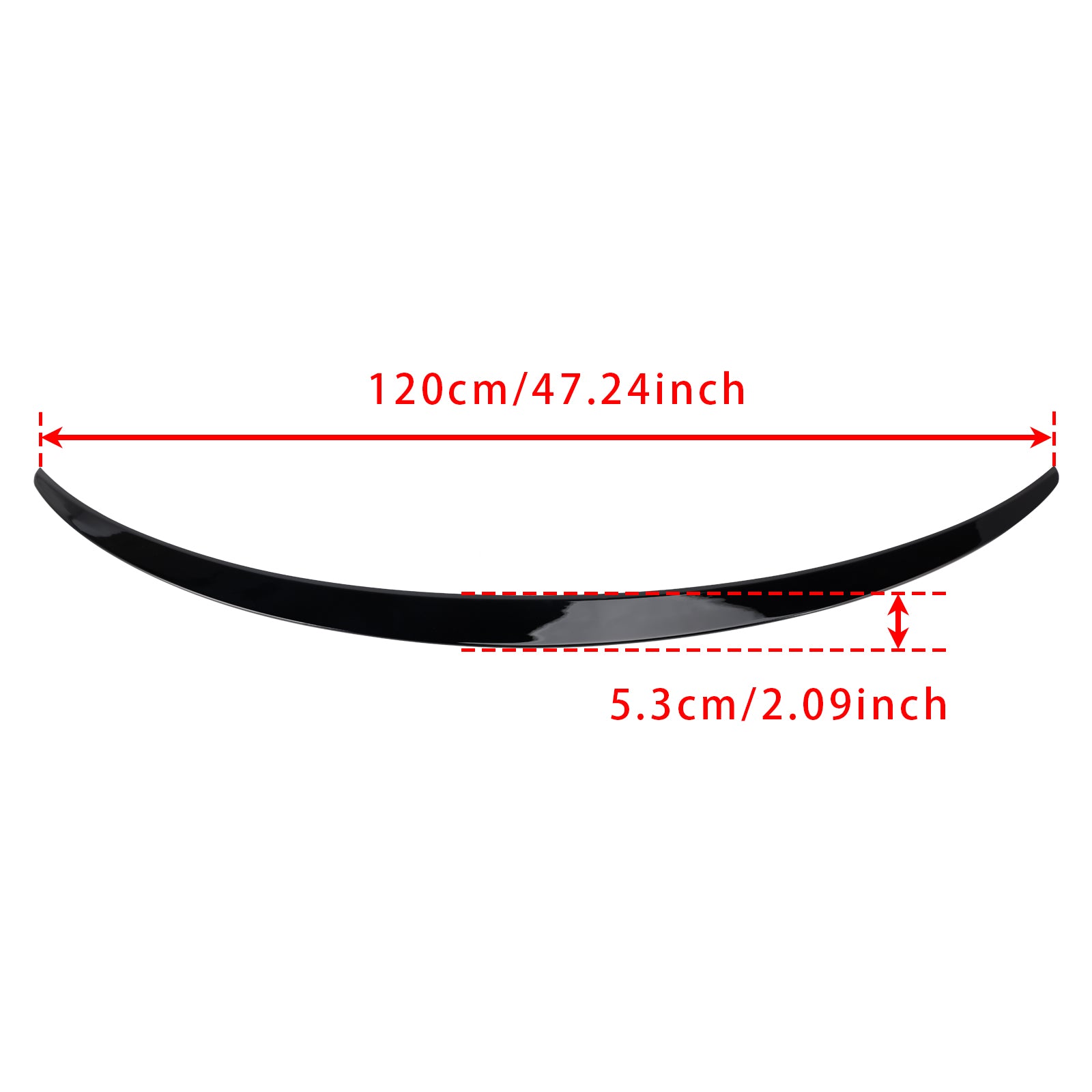 2020+ Tesla Model Y Gloss Black Rear Boot Spoiler Original Factory Style