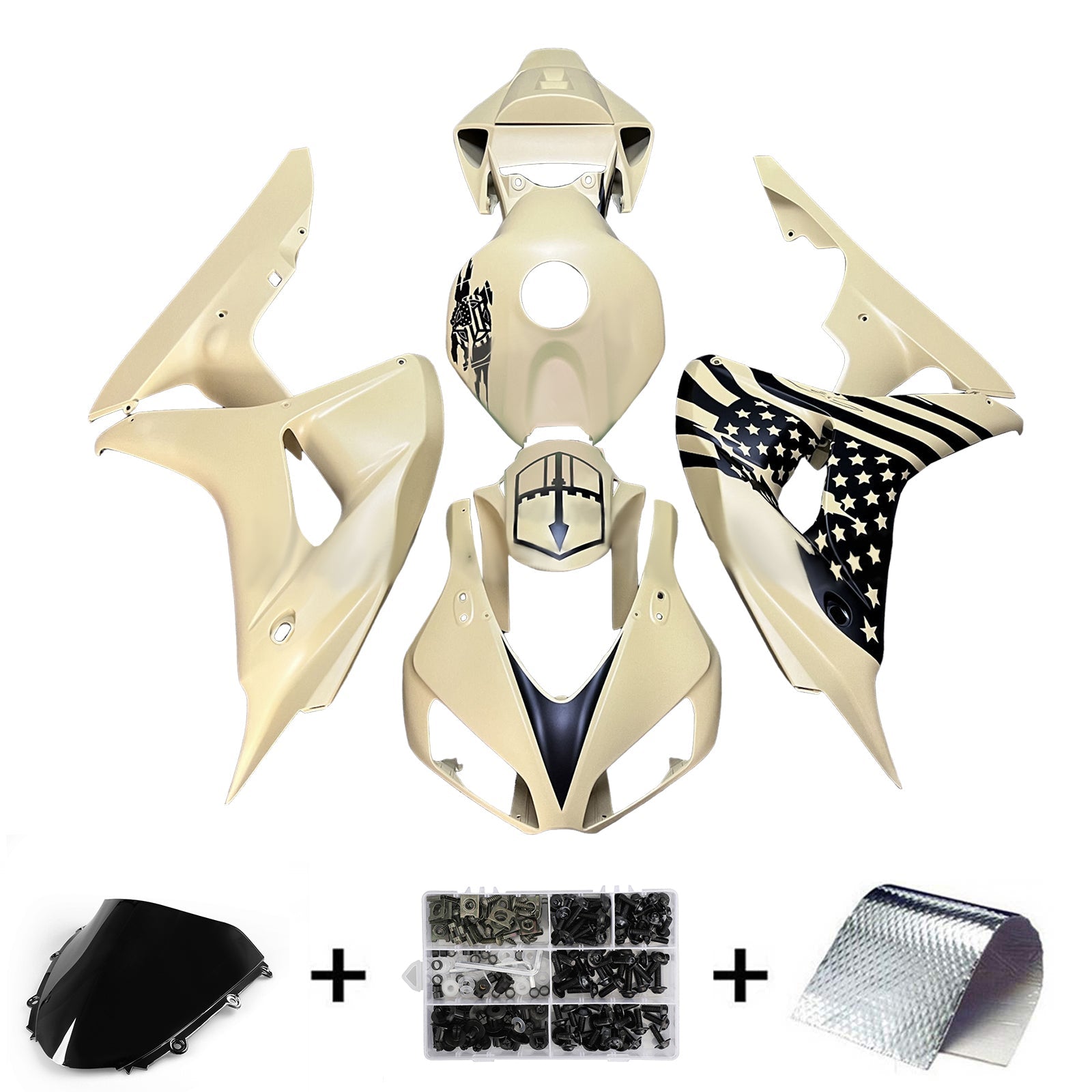 Injection Fairing Kit Bodywork Plastic ABS For Honda CBR1000RR 2006-2007