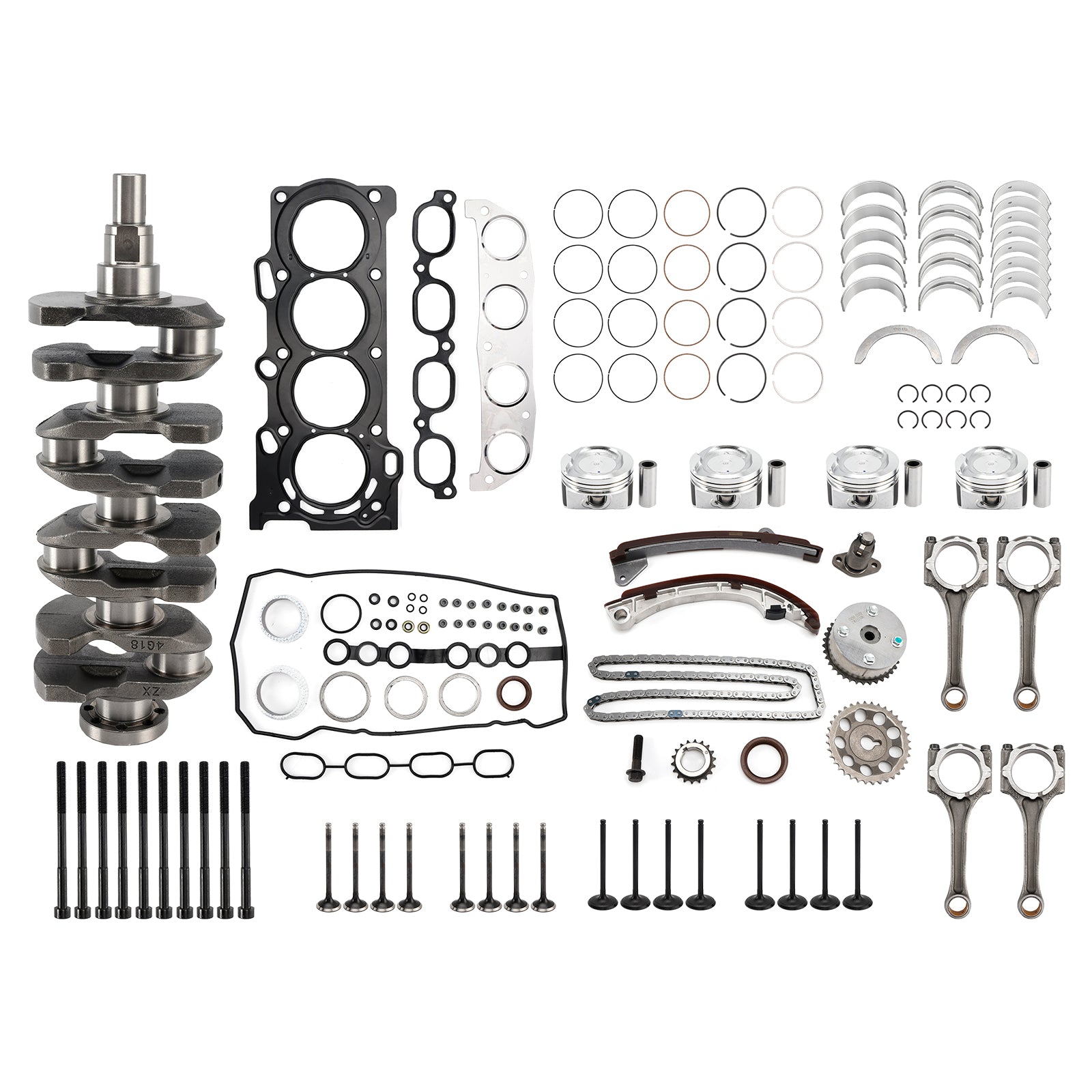 2000-2005 TOYOTA MR2 SPYDER 1.8L Engine Rebuild Overhaul Kit 1ZZ-FE 11071-22010 13401-22020 Generic
