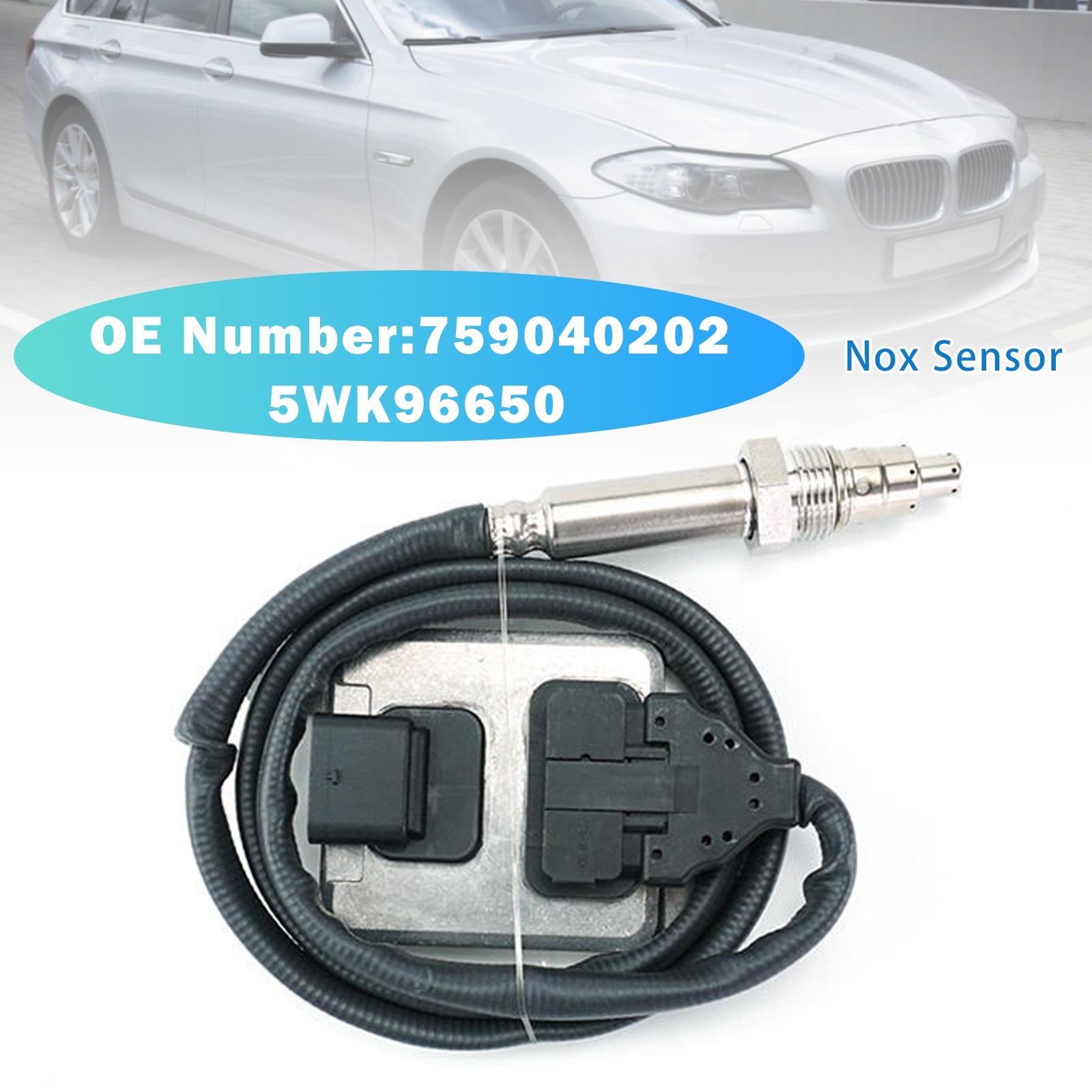 NOx Sensor 759040202 5WK96650 For BMW 5 Touring F10 F11 F18 523i 528i 530i N53
