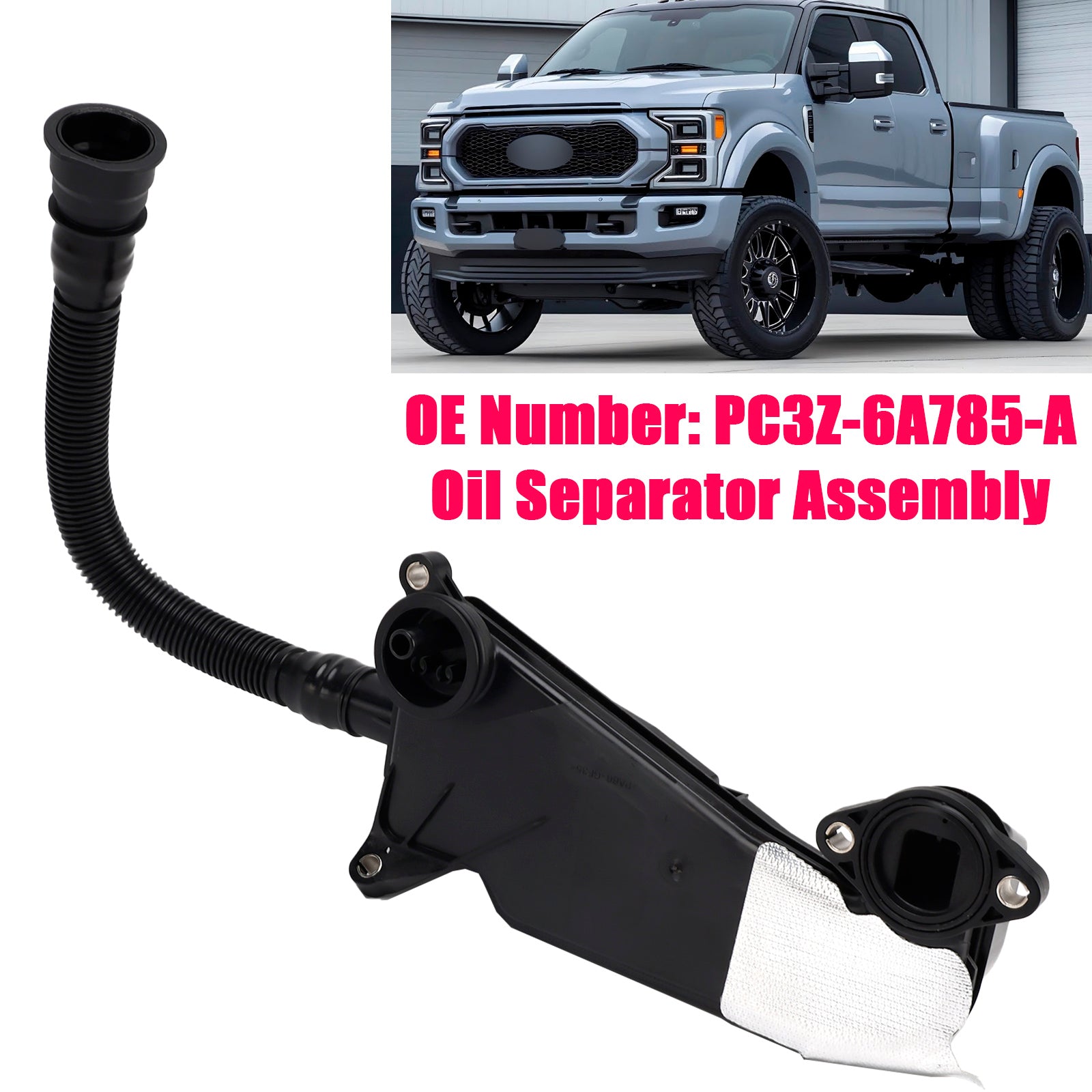2023?C2025 Ford F-550 Super Duty 6.7L Diesel Oil Separator Assembly PC3Z-6A785-A