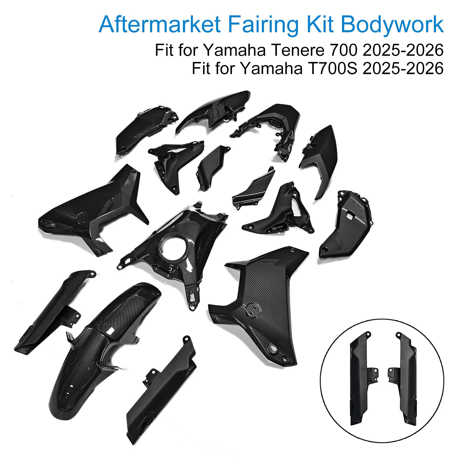 Injection Bodywork Fairing Kit for Yamaha Tenere 700 T700S 2025-2026