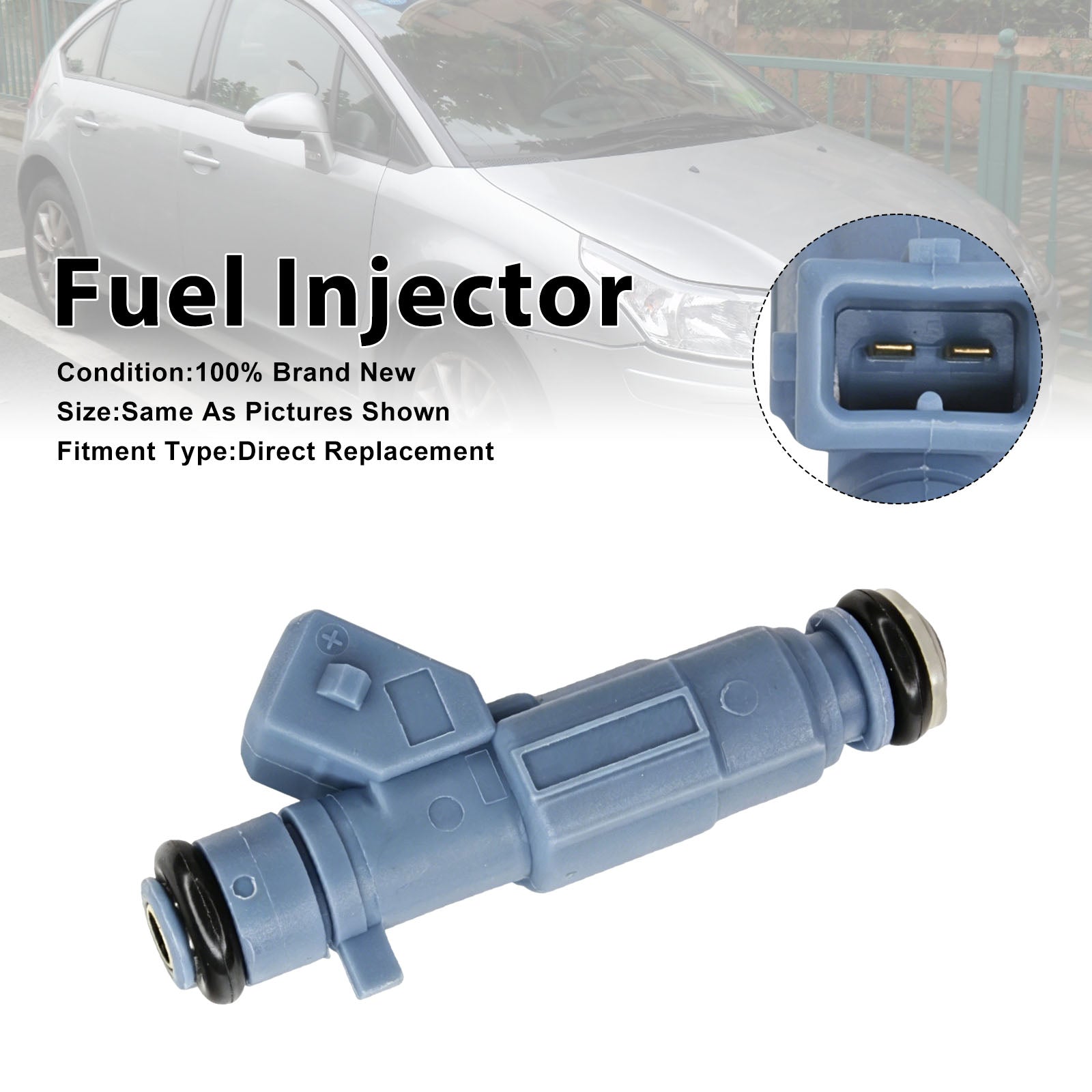 1Pcs Fuel Injector For Citroen C4 2004-2010 307 CC 2003-2008 0280156139