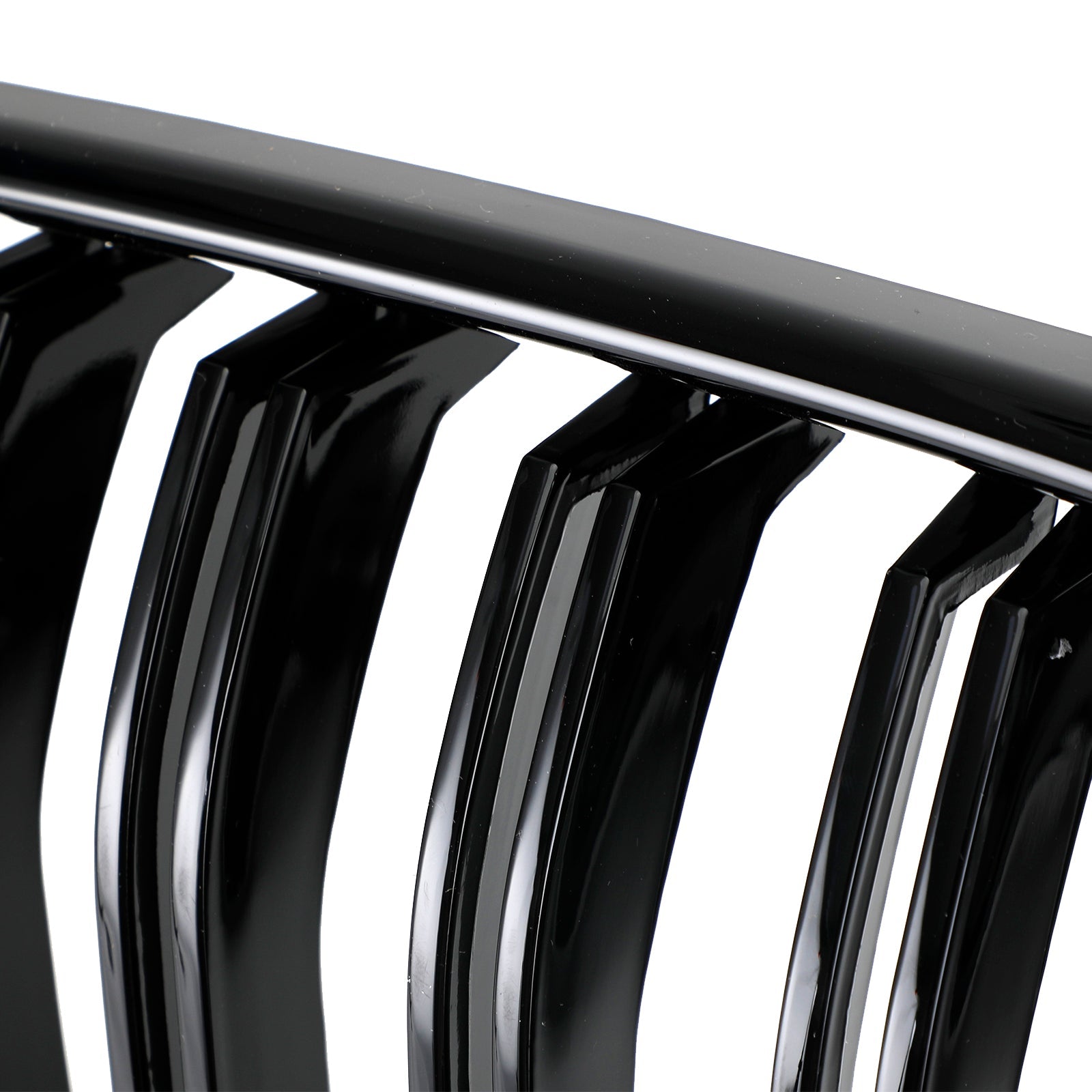 2011-2014 BMW X3 F25 Dual Line Gloss Black Front Bumper Kidney Grille Grill
