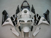 2005-2006 Honda CBR 600 RR White & Black CBR Racing Fairings Generic