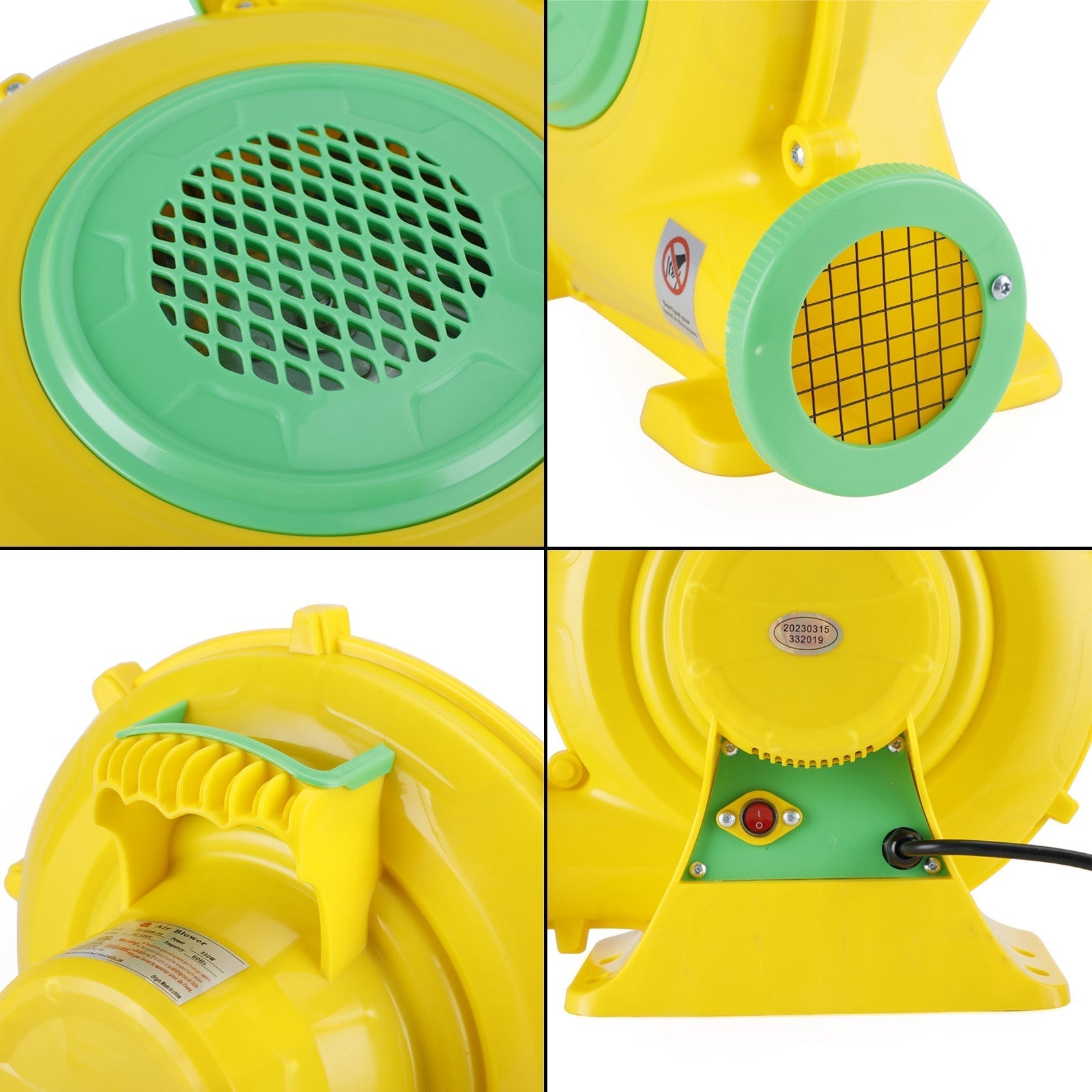 750W Water slide Air Pump Inflatable Bounce House Blower Fan Inflatable castle