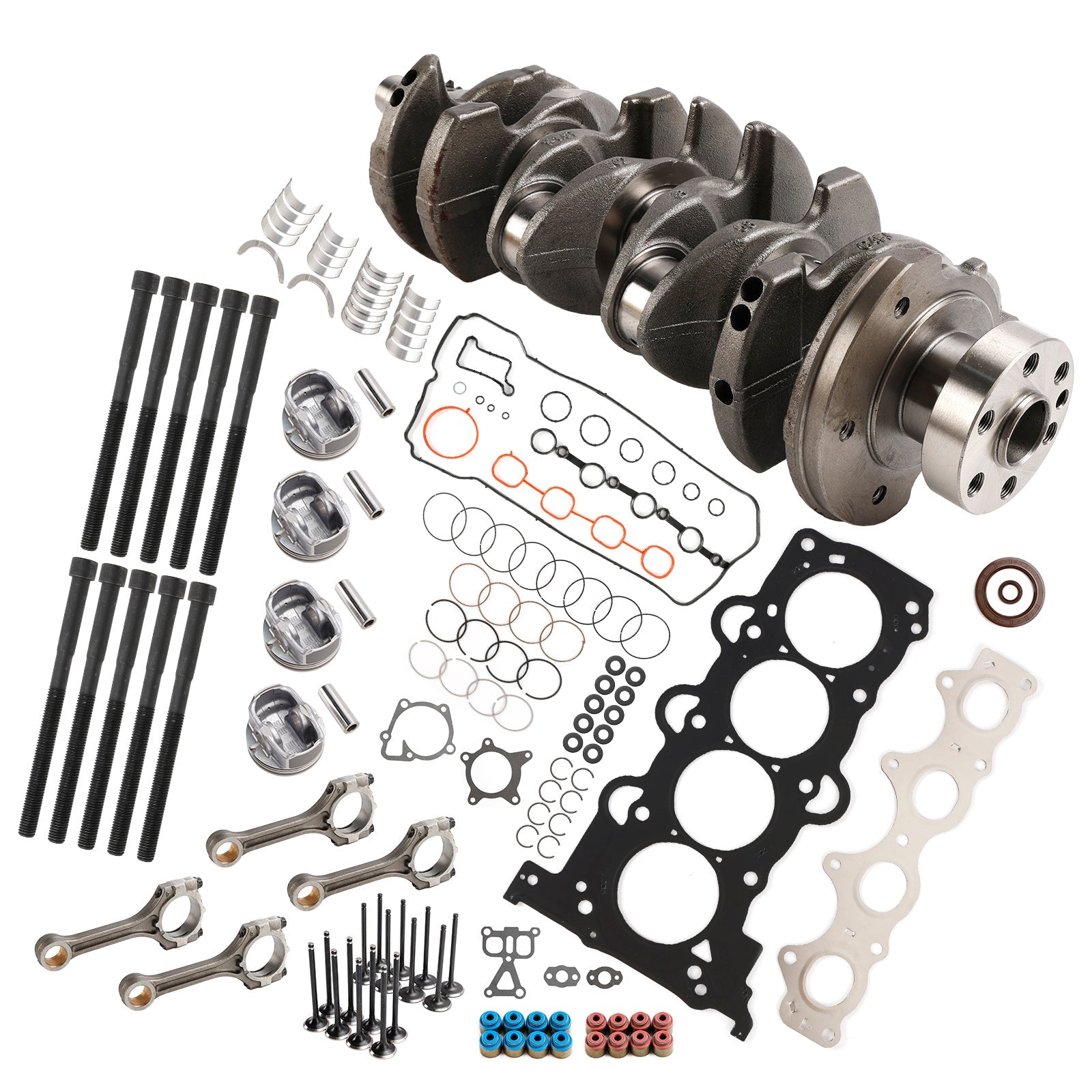 2014?C2019 Hyundai Sonata (LF) G4FJ 1.6T Engine Overhaul Rebuild Kit Pistons Rods Gasket Kit 231102B700