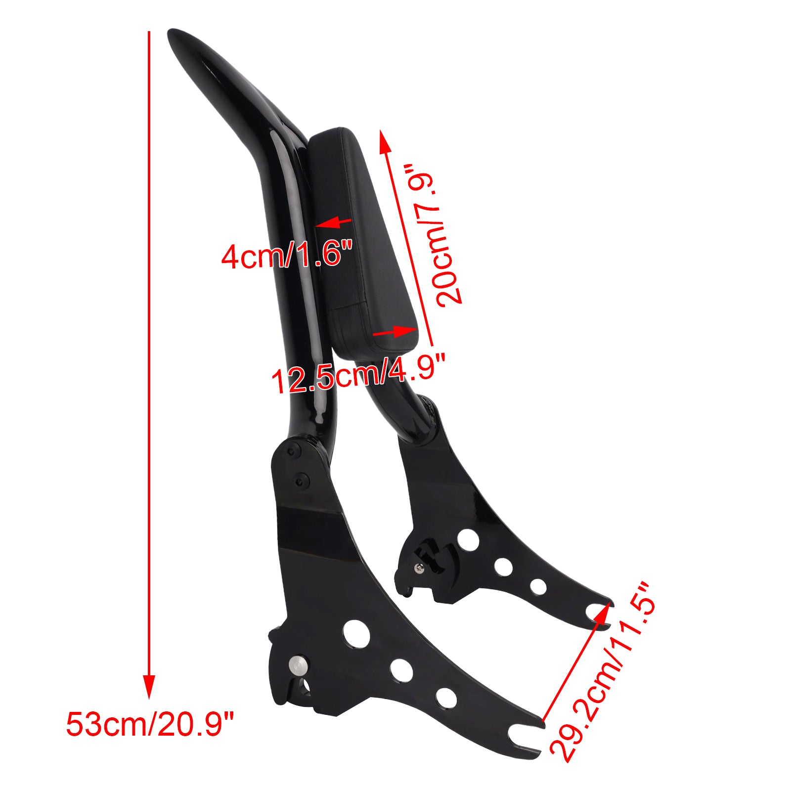 2021-2024 FXBBS 114 Passenger Sissy Bar Backrest