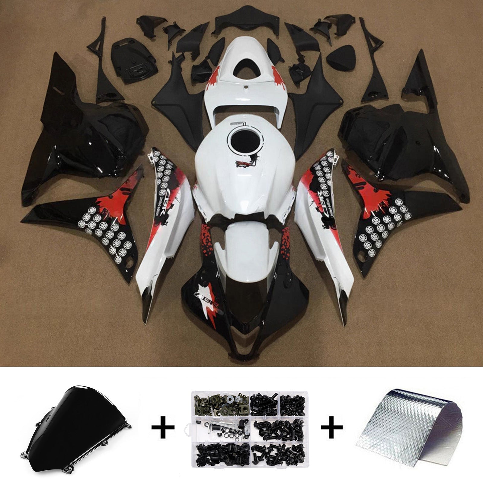 Injection Fairing Kit Bodywork Plastic ABS For Honda CBR600RR 2009-2012 F5