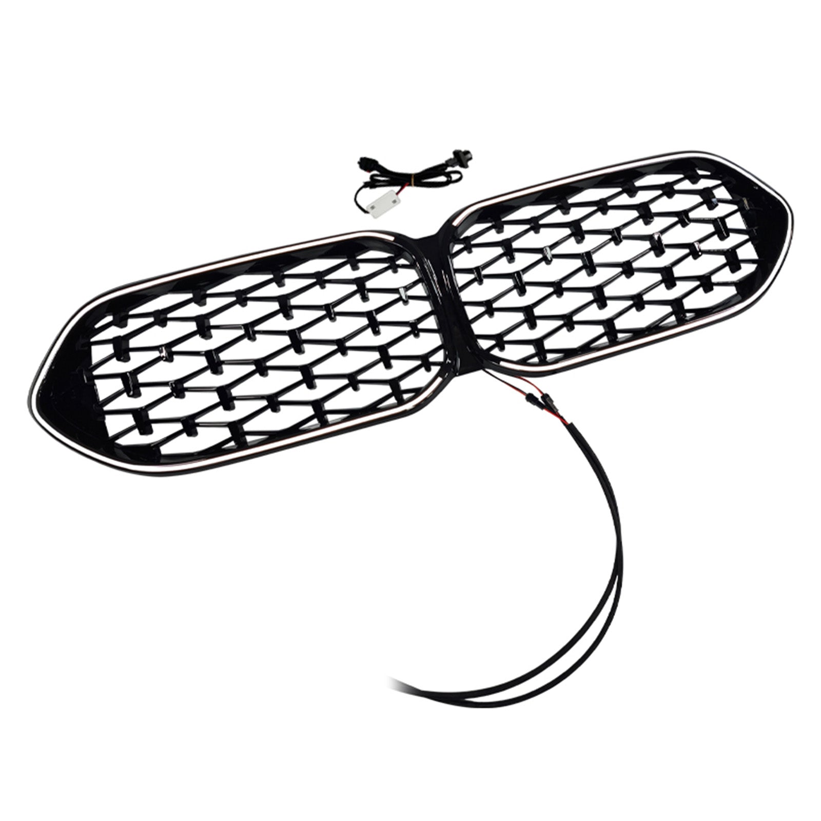2020-2023 Fit BMW 2 Series F44 Coupe Diamond Gloss Black Front Grille Grill