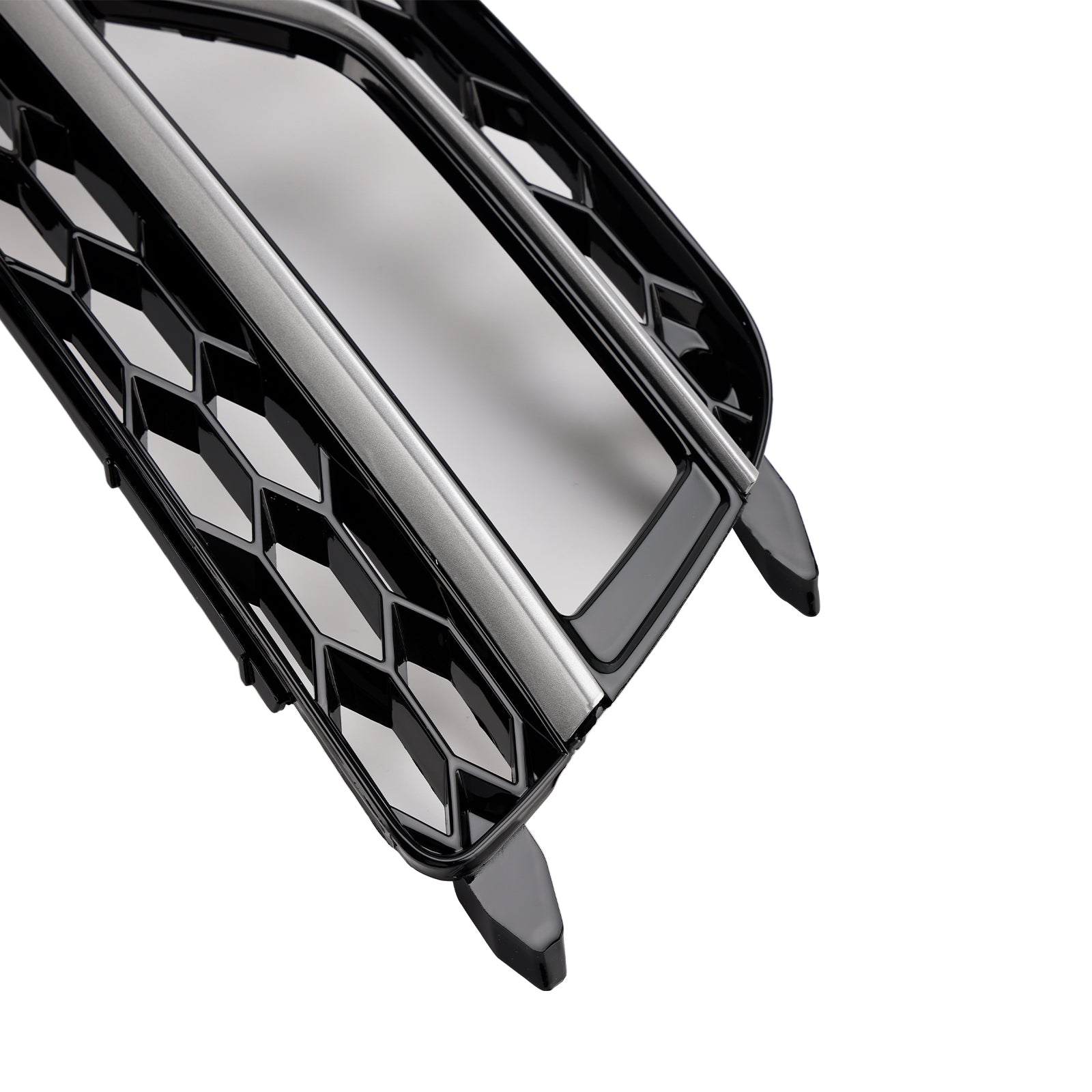 2013-2016 AUDI A5 S-Line S5 2PCS Front Fog Lamp Black Grill Grille