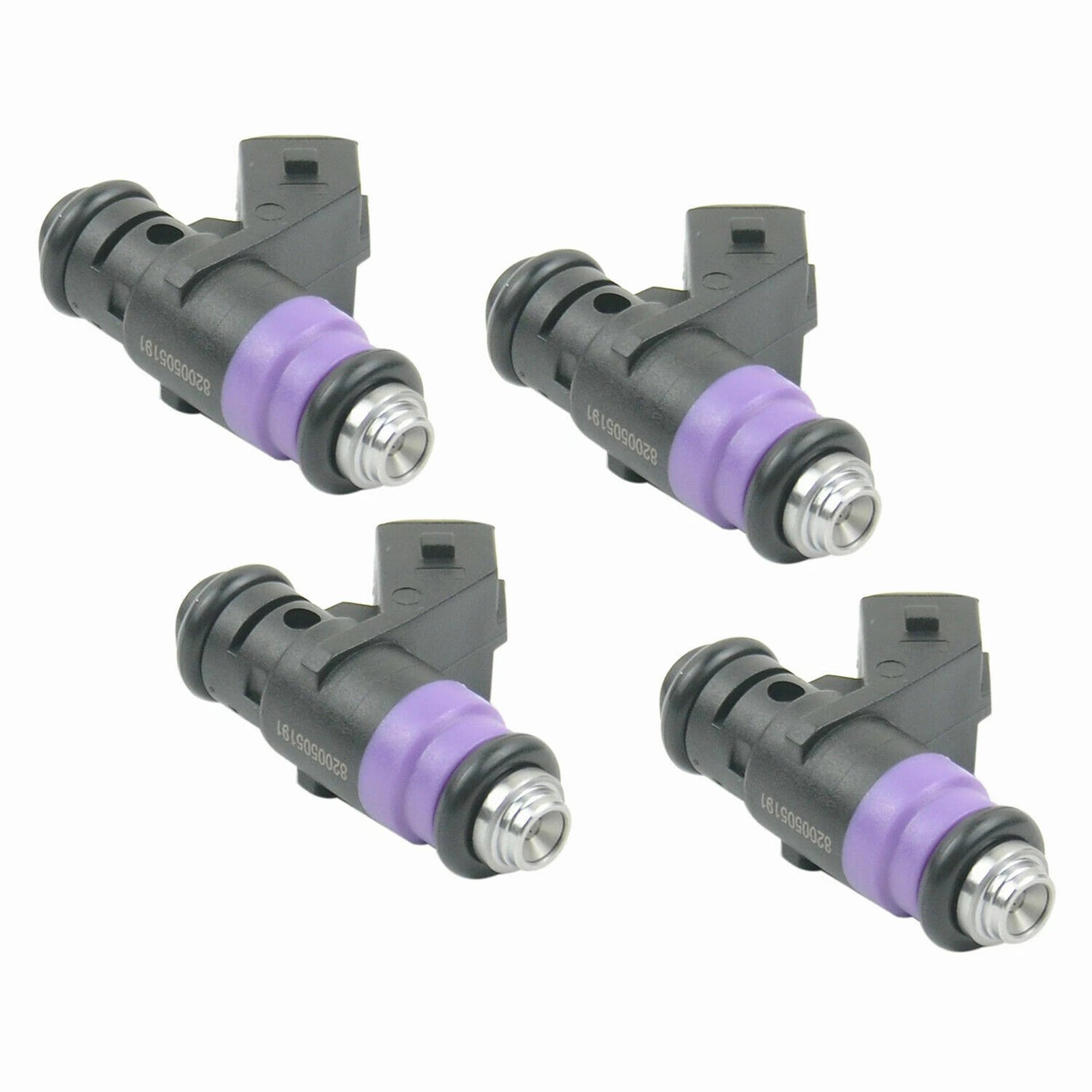 4Pcs Fuel Injector For Renault Clio Laguna Megane Scénic 1.4 1.6 8200132259