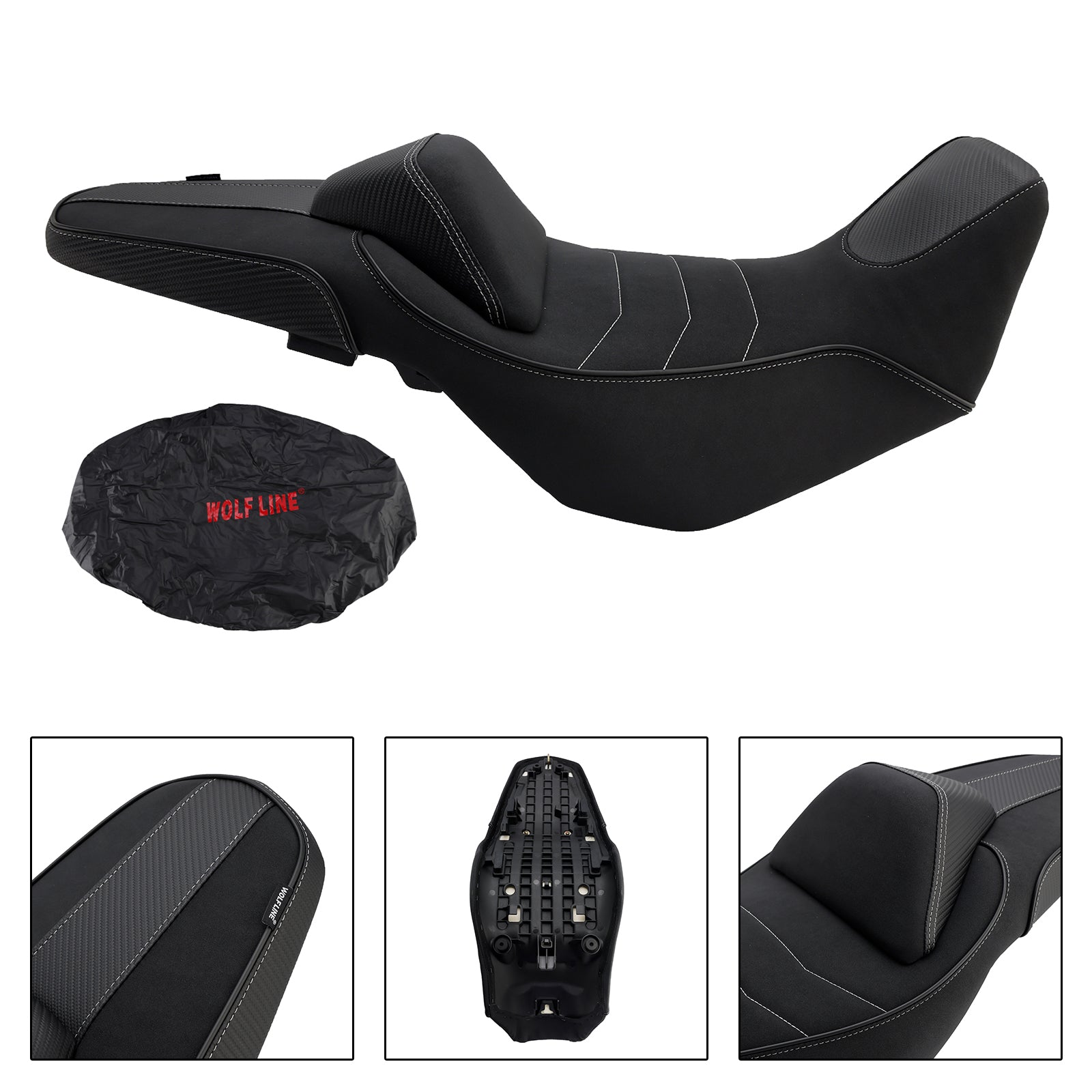 2024-2025 Honda Nx400 Nx500 Complete Cushion Rider Passenger Seat +15Mm