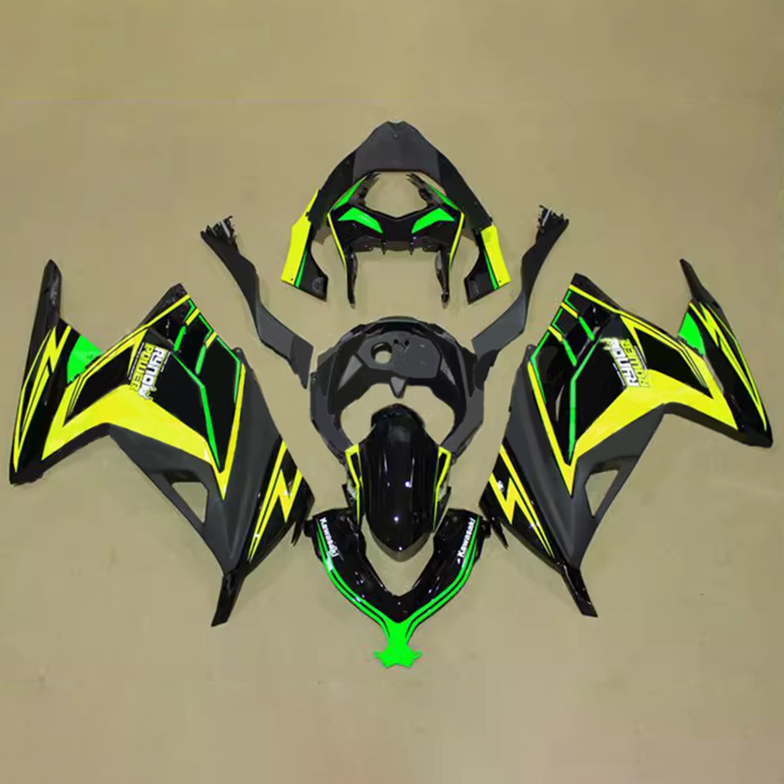 Injection Fairing Kit Bodywork Plastic ABS fit For Kawasaki EX300 Ninja300 2013-2024