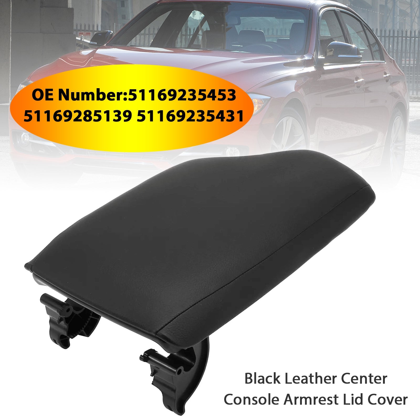 Center Console Armrest Panel 51169235453 For BMW 328i 335i 320i 2012-2016