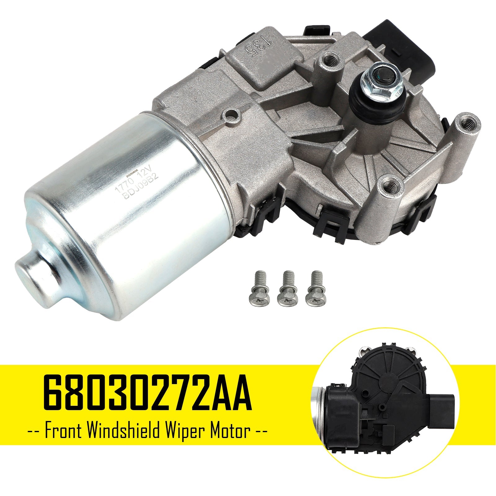 2005-2009 Chevrolet Uplander Front Windshield Wiper Motor 12335832 68030272AA 25821246