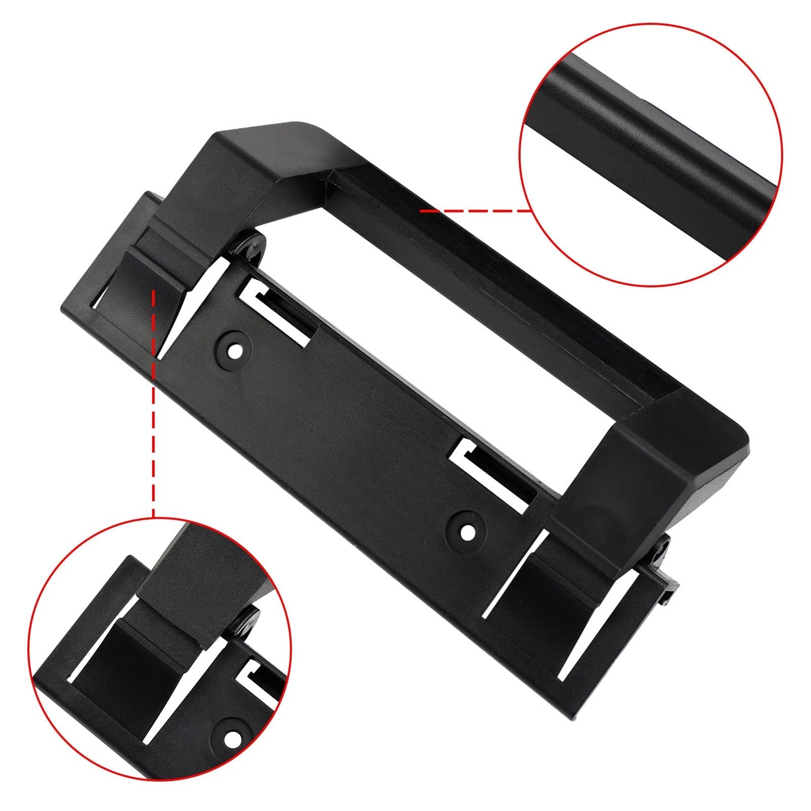 2×RV Refrigerator Door Handle Holder Grip Black Hardware For Dometic 3316882900