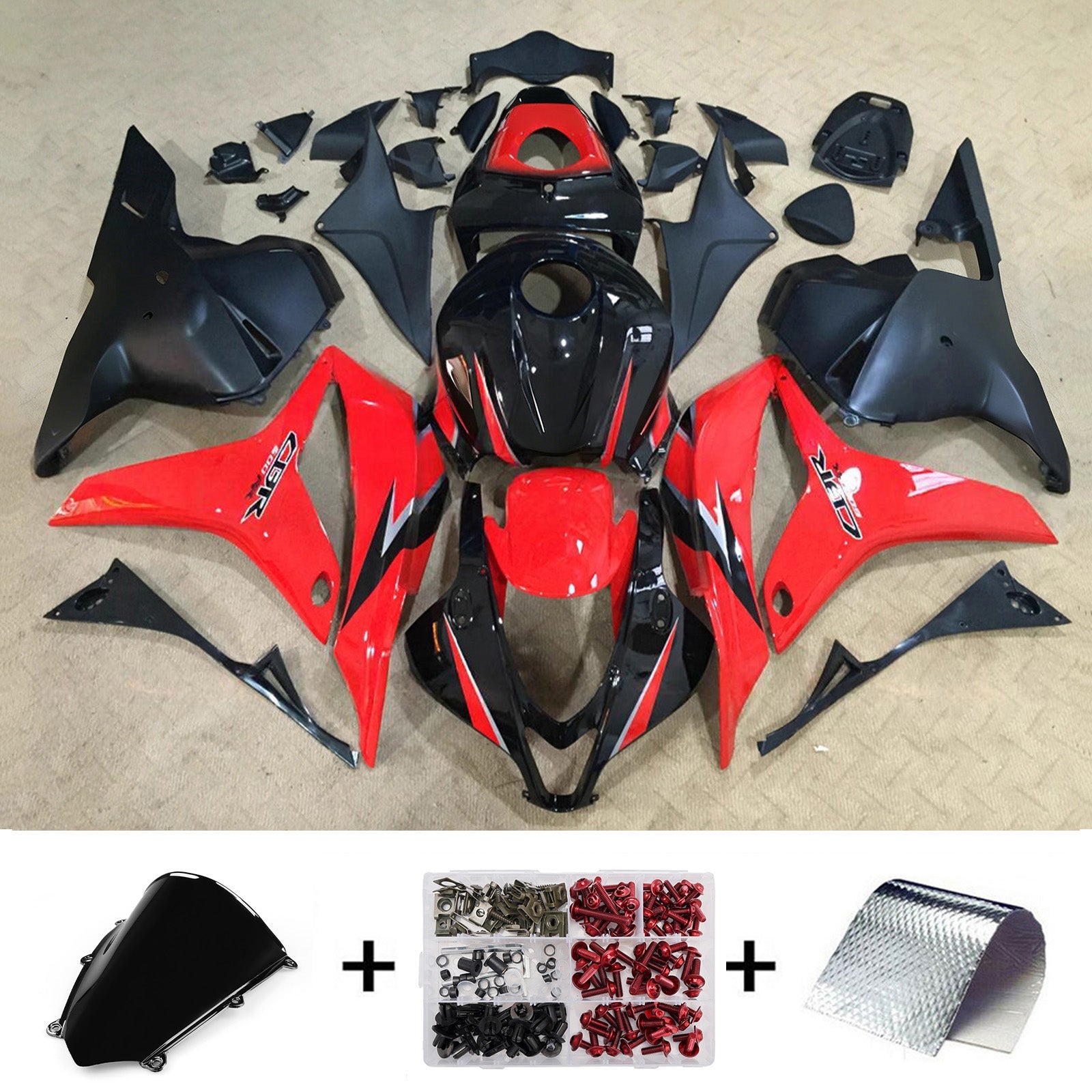Injection Fairing Kit Bodywork Plastic ABS For Honda CBR600RR 2009-2012 F5