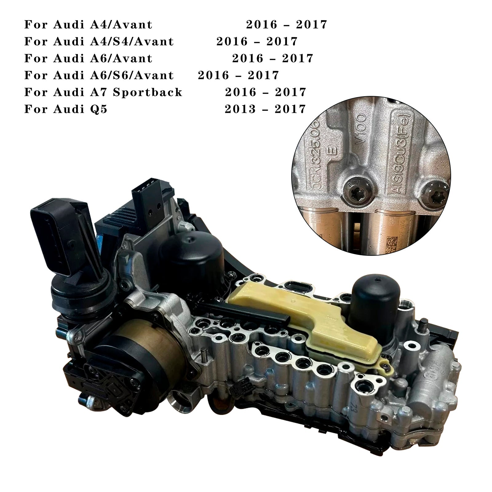 2016-2017 Audi A4/Avant Automatic Transmission Control Unit+Valve Body Mechatronic Complete 0HK927156B