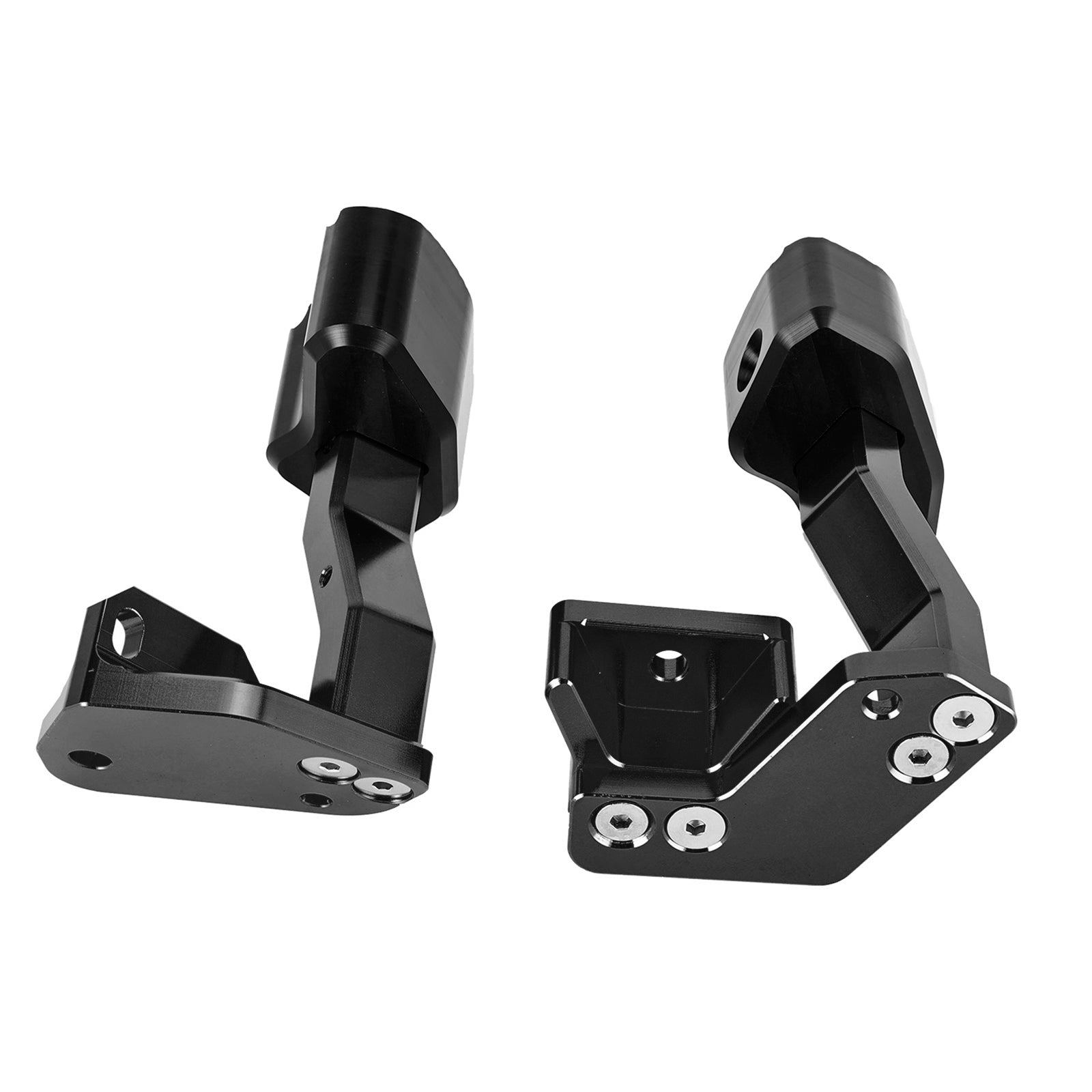 Protector Engine Crash Bunds Pads Slider For Suzuki Gsxr1300 Hayabusa 21-23 Silver