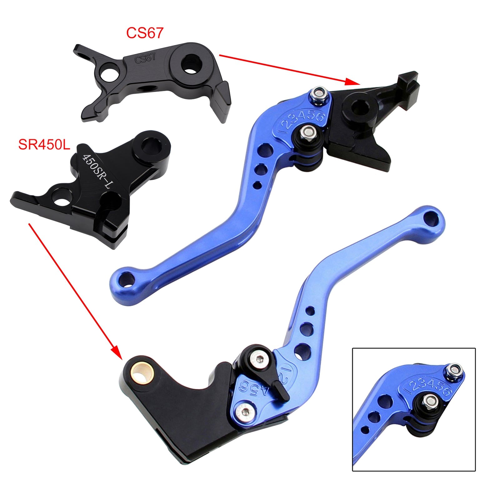 NEW Short Clutch Brake Lever fit for VOGE DS900X 900DSX 2024-2026