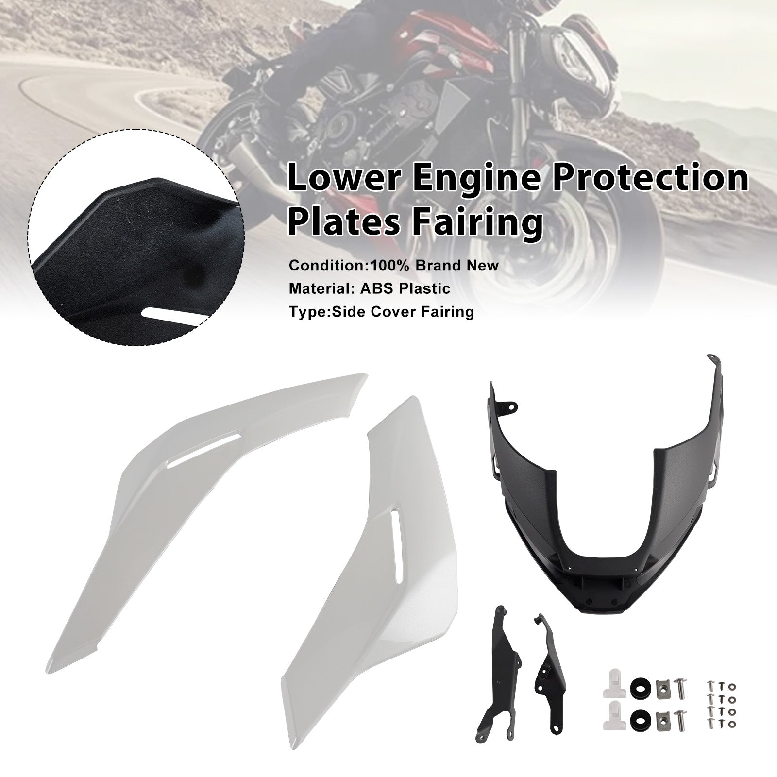 2023-2025 Street Triple 765 R/RS Engine Lower Belly Pan Panels Guard Fairing