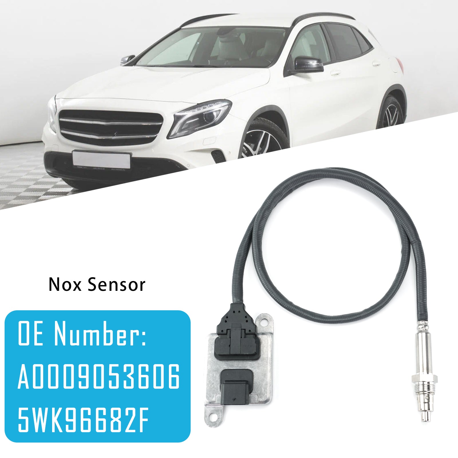 Nitrogen Oxide Sensor A0009053606 5WK96682F For Mercedes C E S V M GLA-CLASS