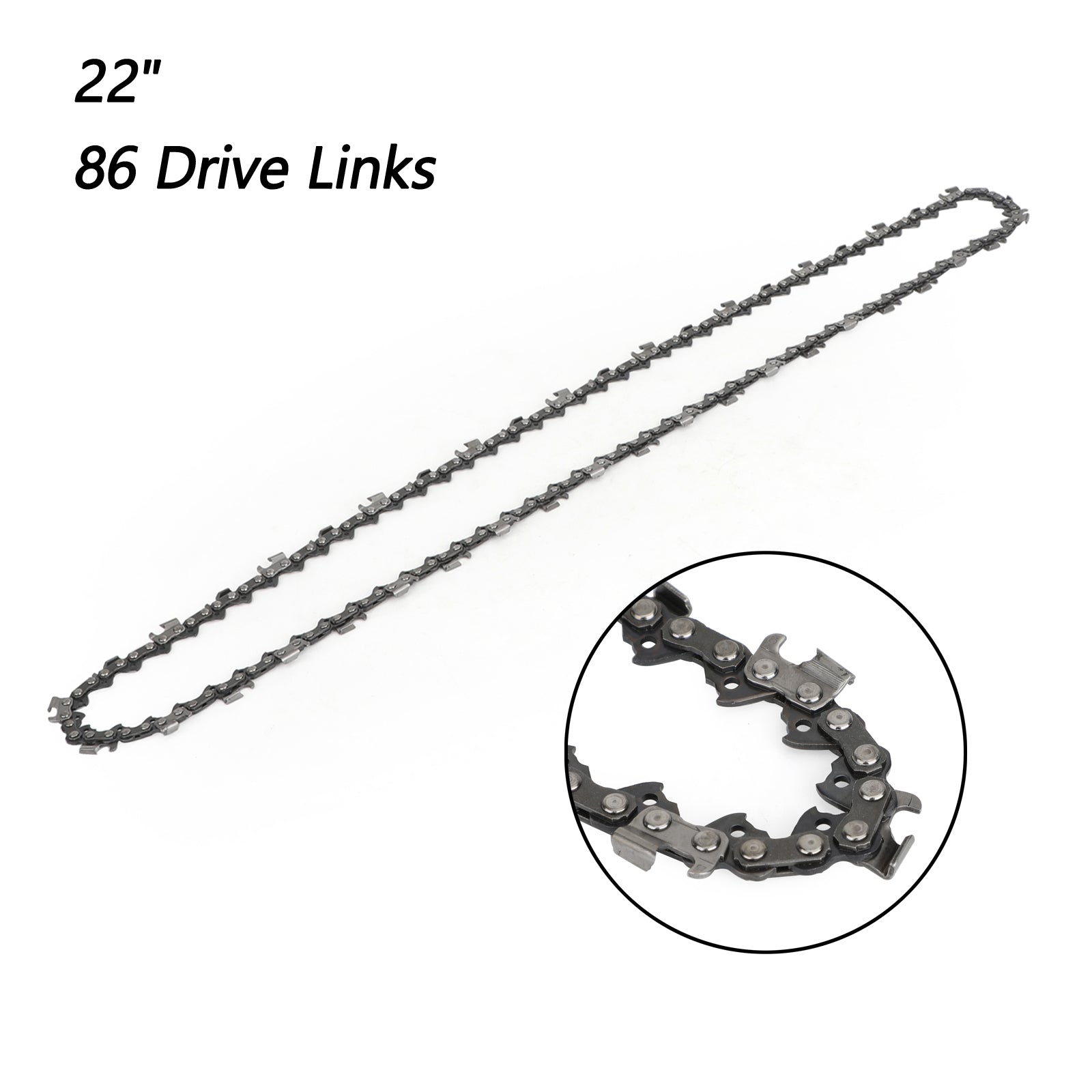 22'' Chainsaw Saw Chain 325 pitch .778 gauge 86DL Drive Links Spare Replacement Generic