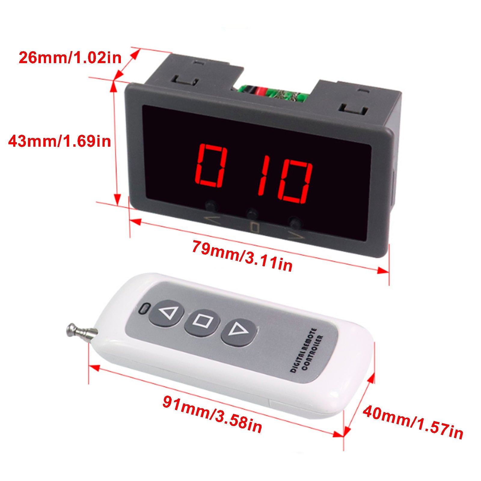 6V 12V 24V 5A PWM DC Motor Speed Controller Wirless Reversible Remote Control