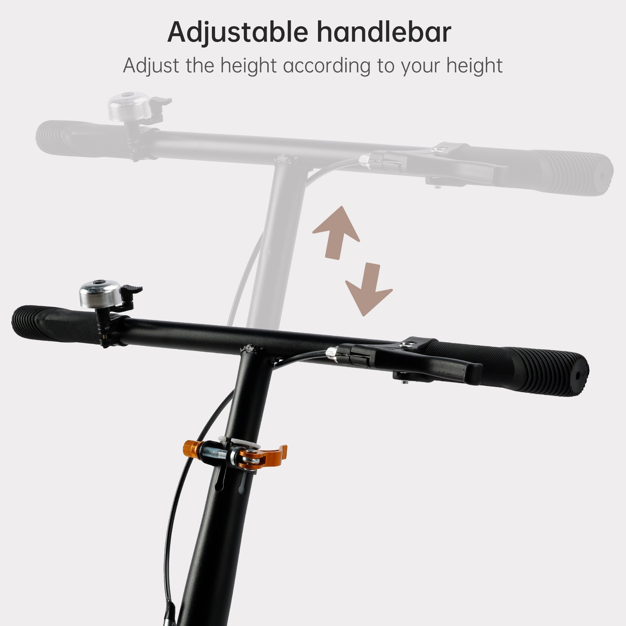 12" Large Smooth Rolling Rubber Air Tires Shock-Absorbing Foldable Commuter Kick Scooter For Adults and Teens