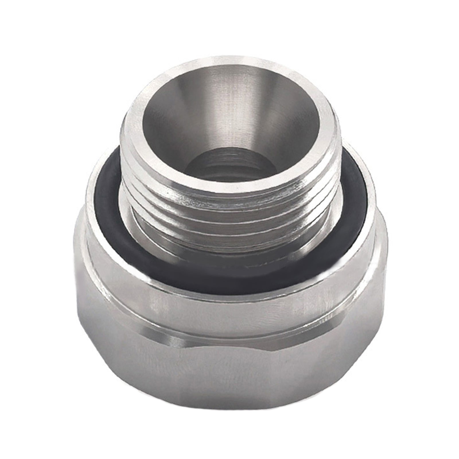 Thread Size Oil Drain Valve Adapter Silver A-211 27mm-2.0