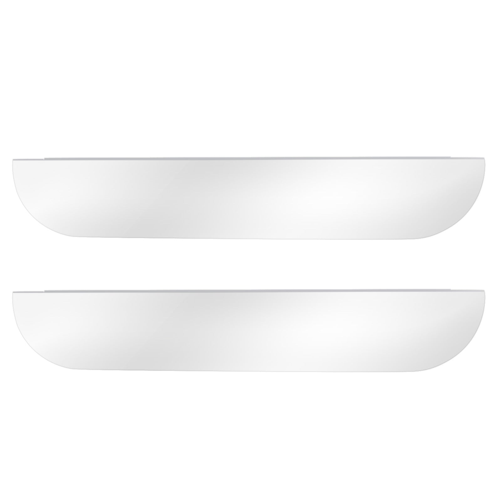 2005-2024 Peterbilt 379/ 386/ 389 Pair 5" Chopped Window Trim Stainless Steel