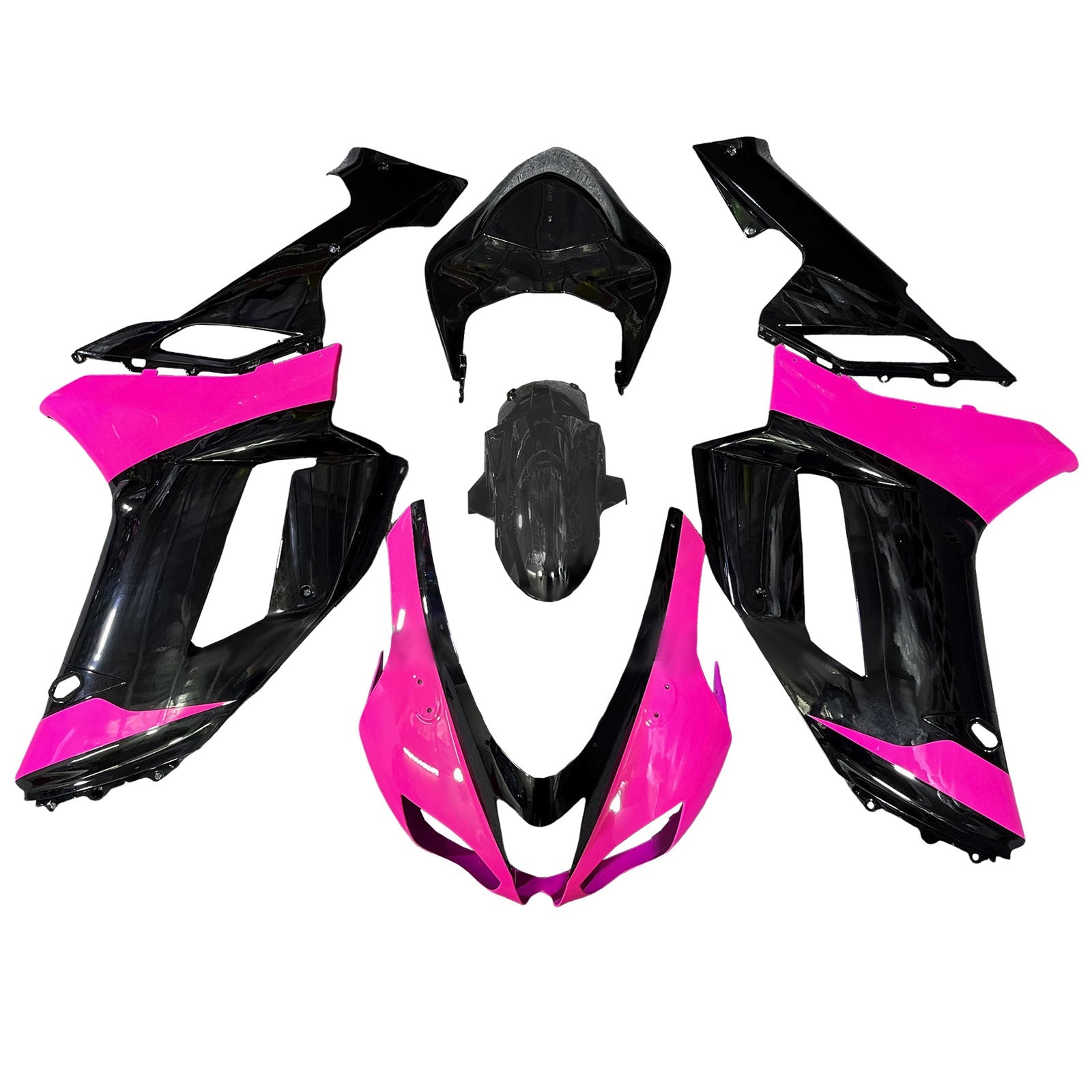Injection Fairing Kit Bodywork Plastic ABS fit For Kawasaki ZX6R 636 2007-2008
