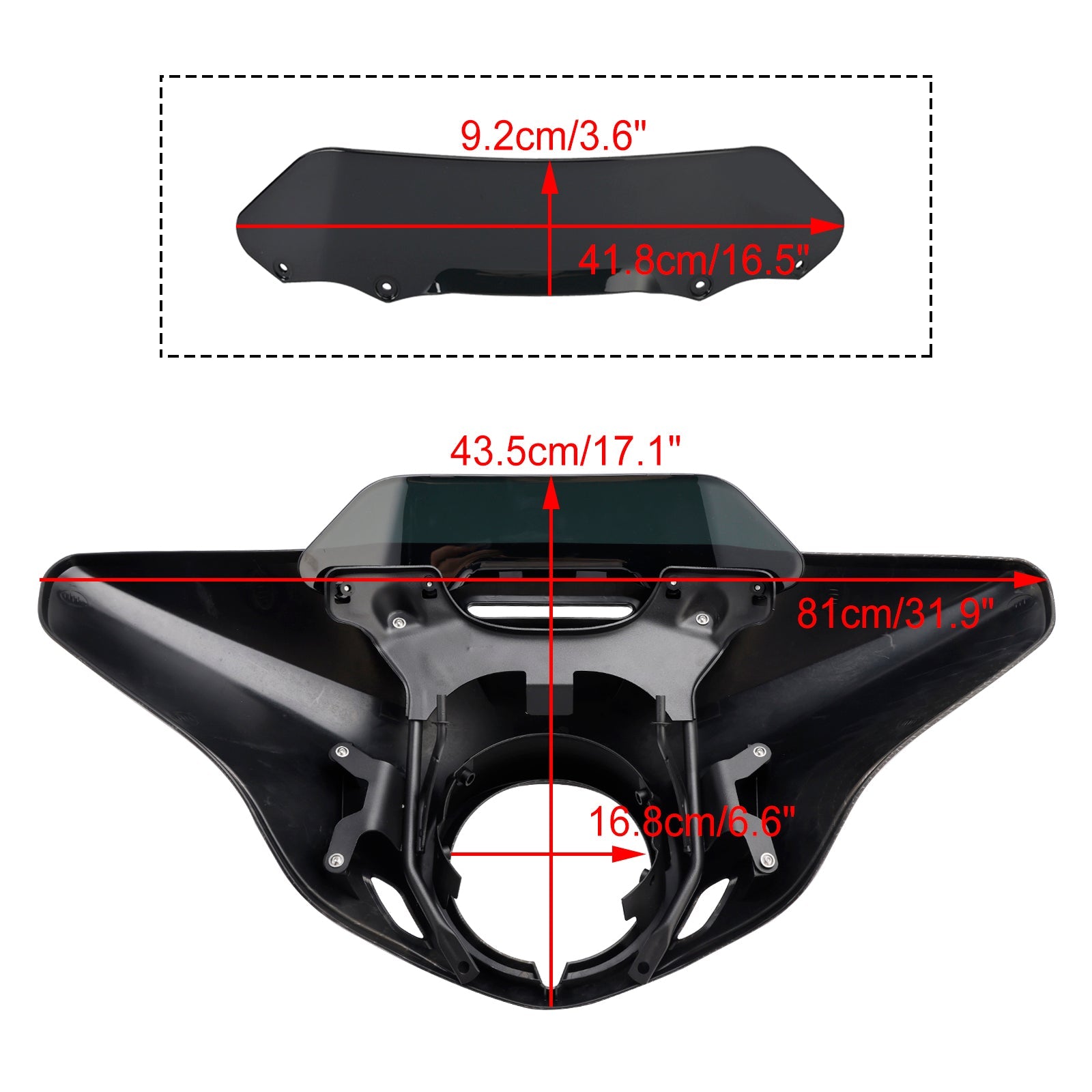 2021-2024 HONDA CM1100 Windshield WindScreen Headlight Fairing Cover