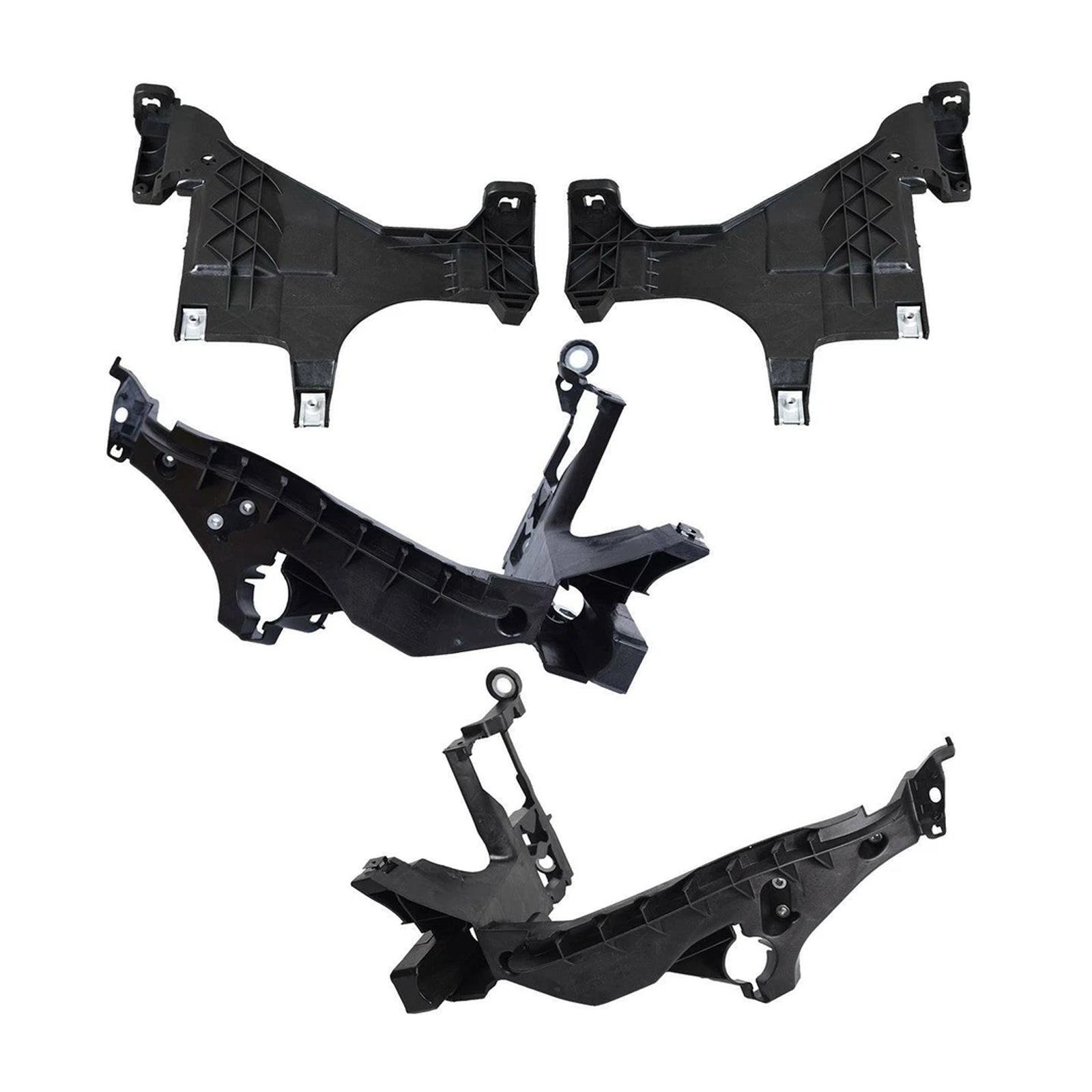 2013-2016 Audi A4 Facelift 4PCS Front Headlight Mount Support Plate Bracket