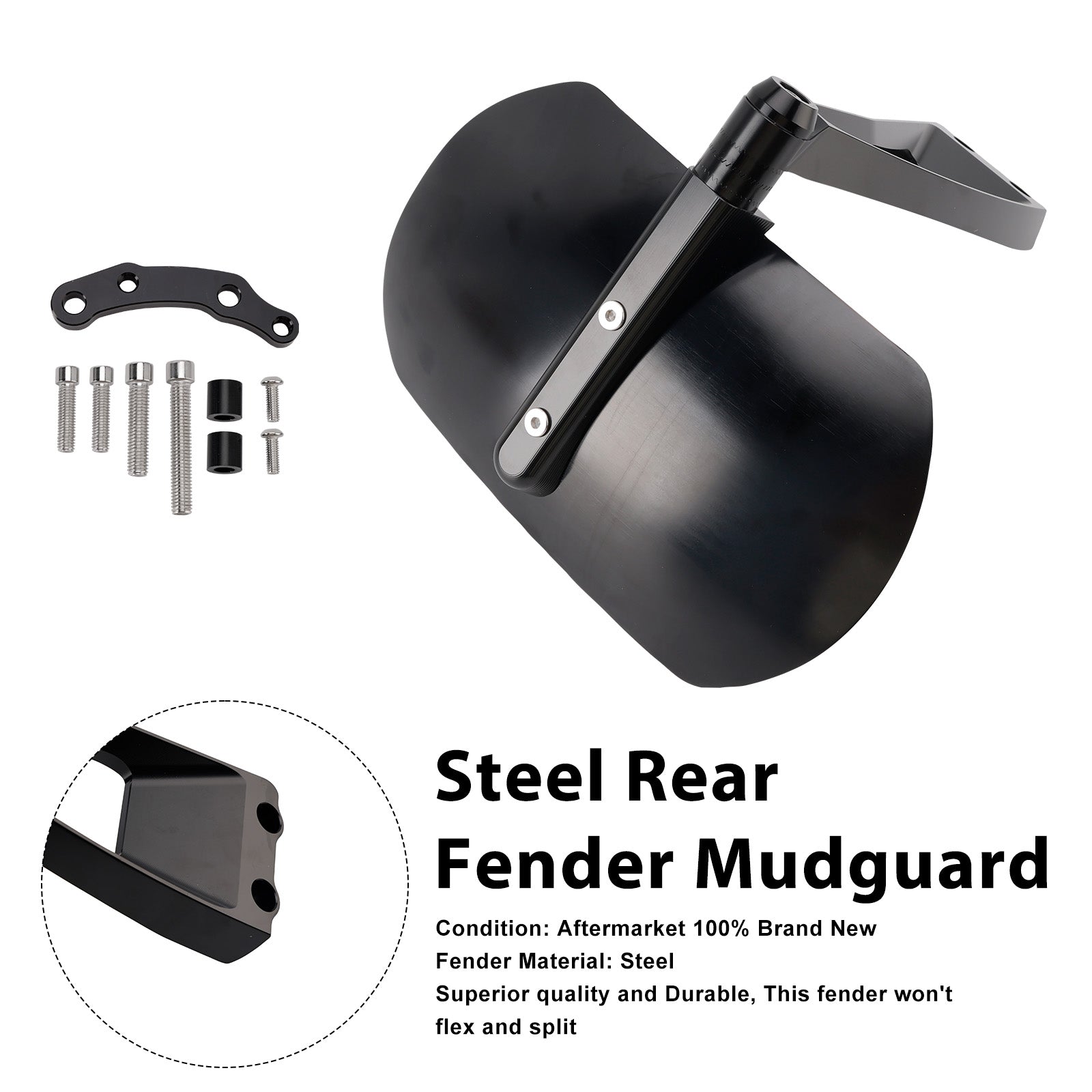 2025-2026 For BMW R12 nineT Steel Rear Fender Mudguard