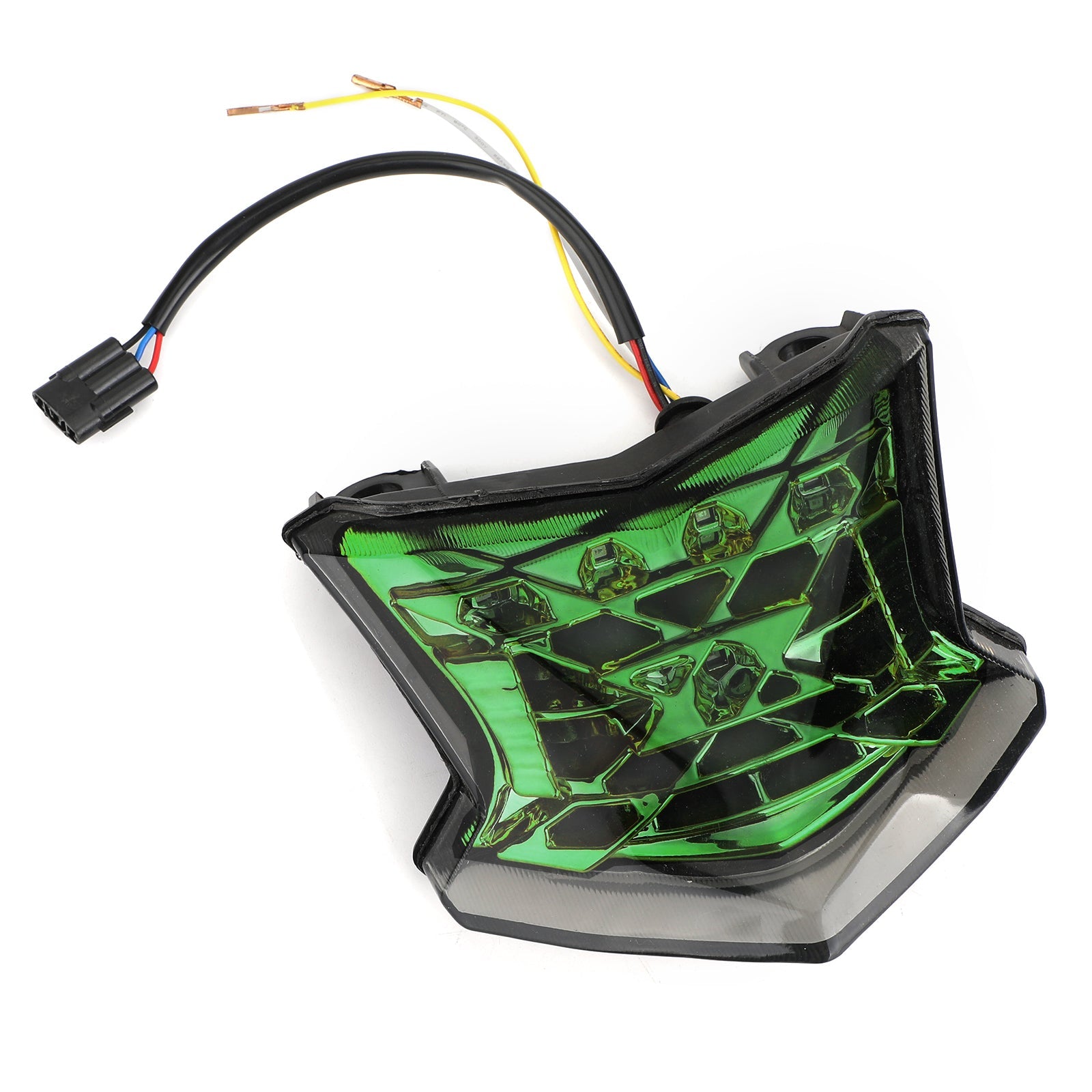 LED Brake Turn Signals Taillight For Kawasaki Z650 Ninja 650 Z900 17-19 Green