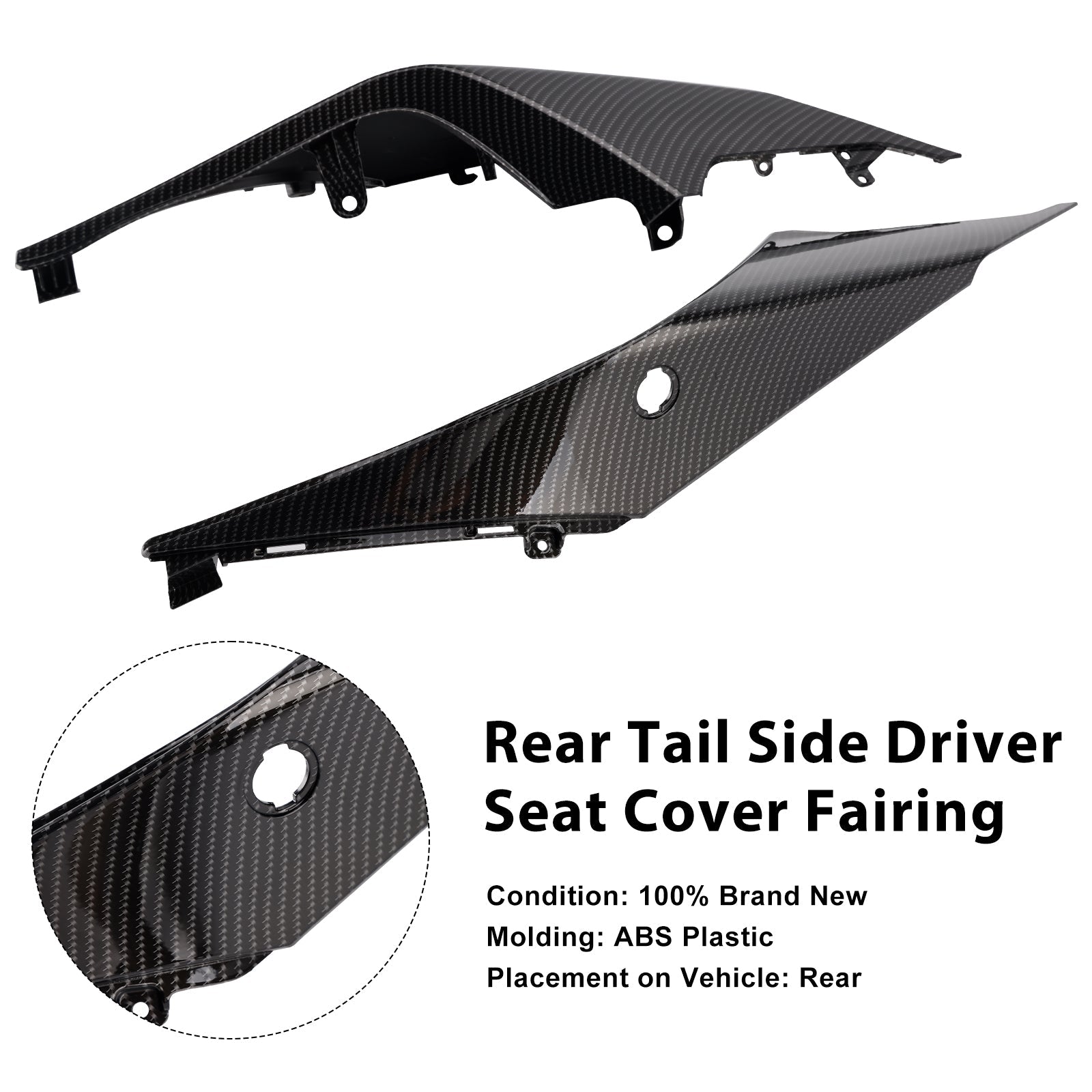 2021-2024 Aprilia RSV4 Rear Tail Side Driver Seat Cover Fairing