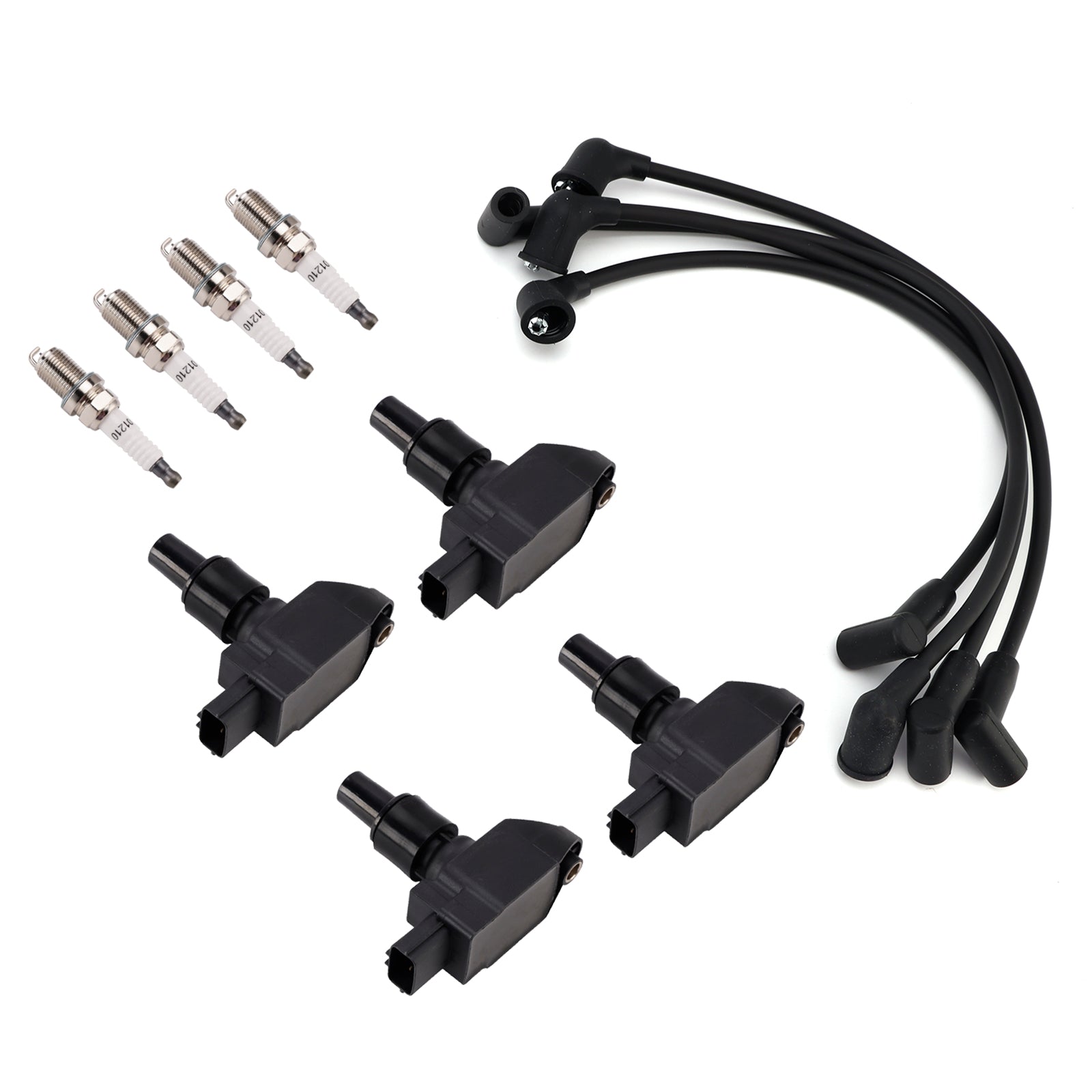 2004-2011 For Mazda RX-8 1.3L R2 4*Ignition Coils & Iridium Spark Plugs & Wires UF501 N3H118100
