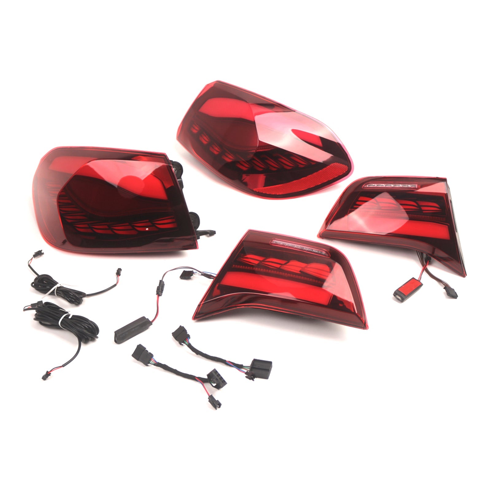 2013 2014-2020 BMW F32 (Coupe/Convertible) L&R Red LED Tail Lights Rear Lamp Assembly 63217296100 63217296099