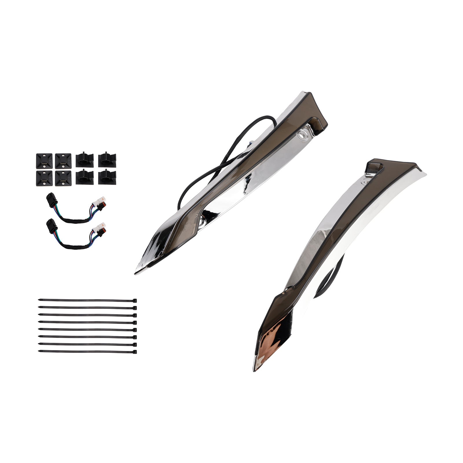 Windshield Trim LED Turn Signal Lights For Touring Road Glide 2014-2023