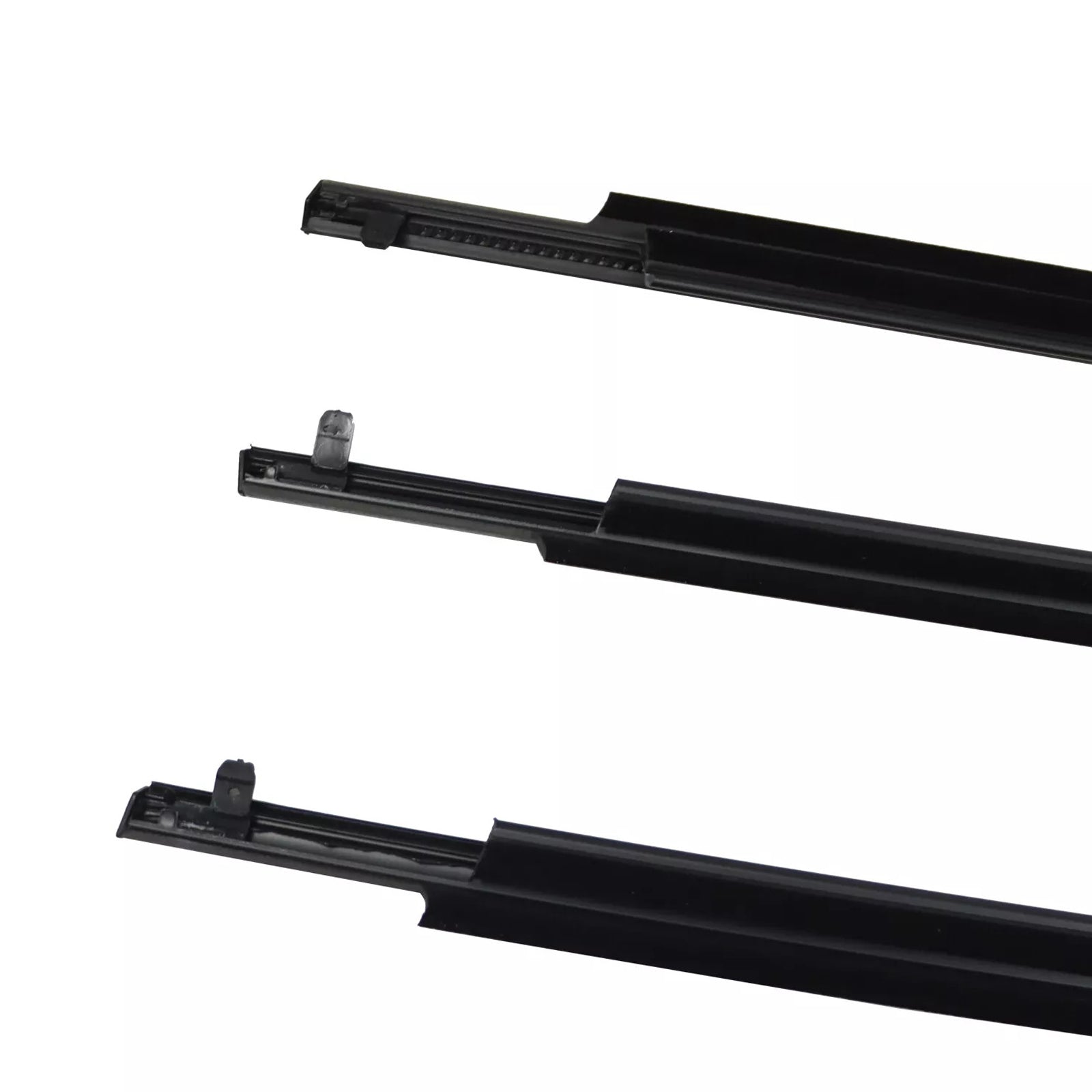 2008-2010 Toyota Highlander 4Pcs Weatherstrip Window Moulding Trim Seal Belt