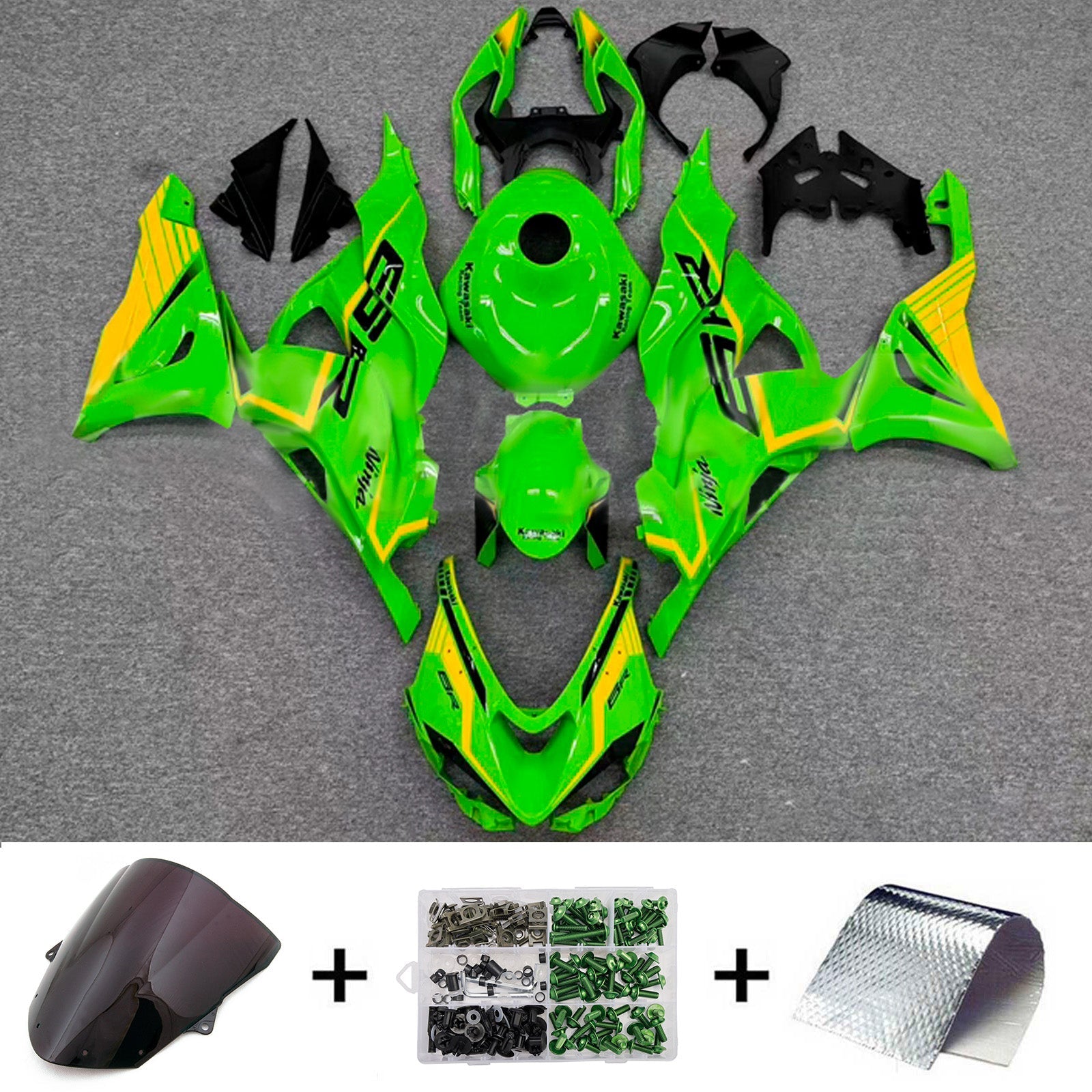 Injection Fairing Kit Bodywork Plastic ABS fit For Kawasaki ZX-6R 2024-2025