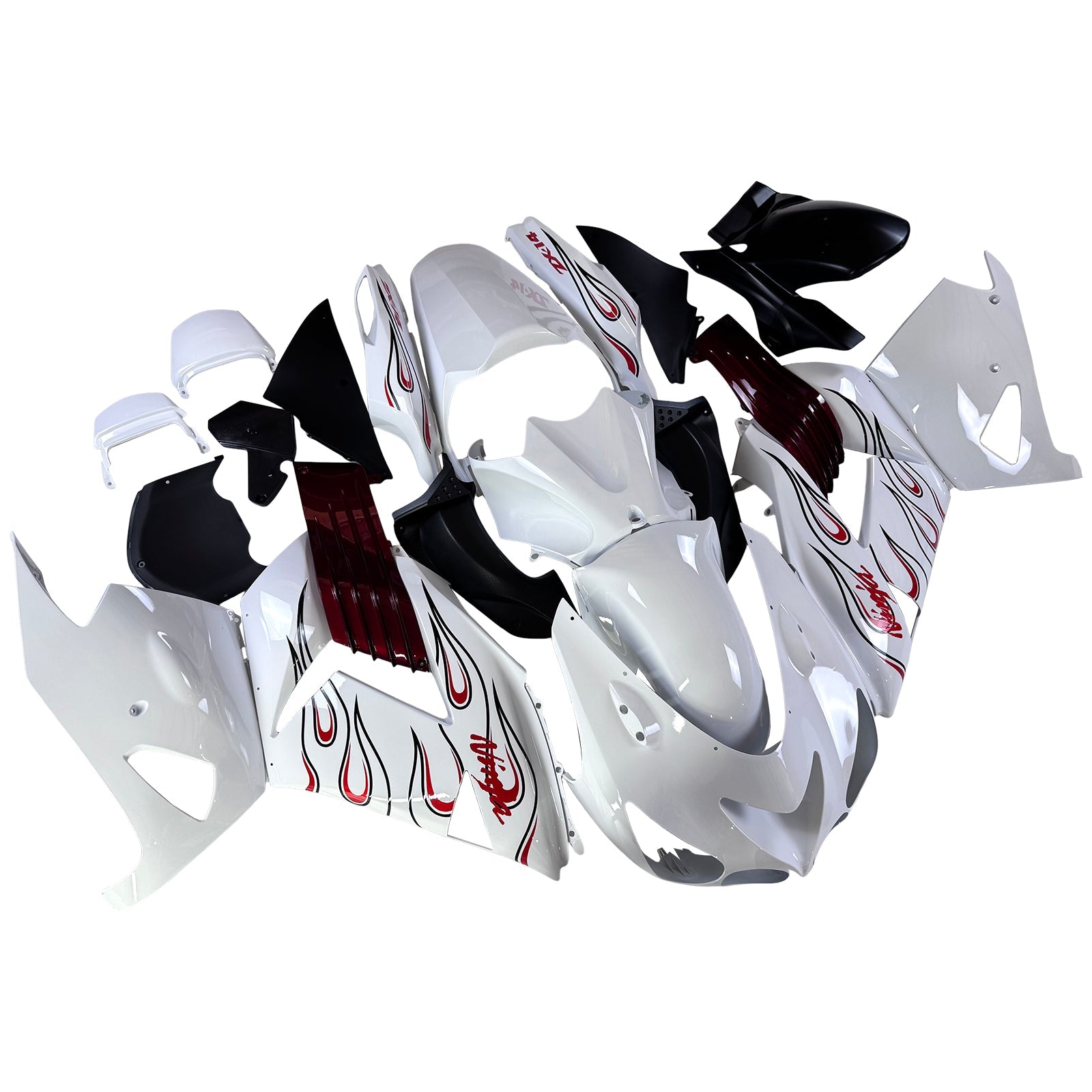 Injection Fairing Kit Bodywork fit For Kawasaki ZX14R ZZR1400 2006-2011