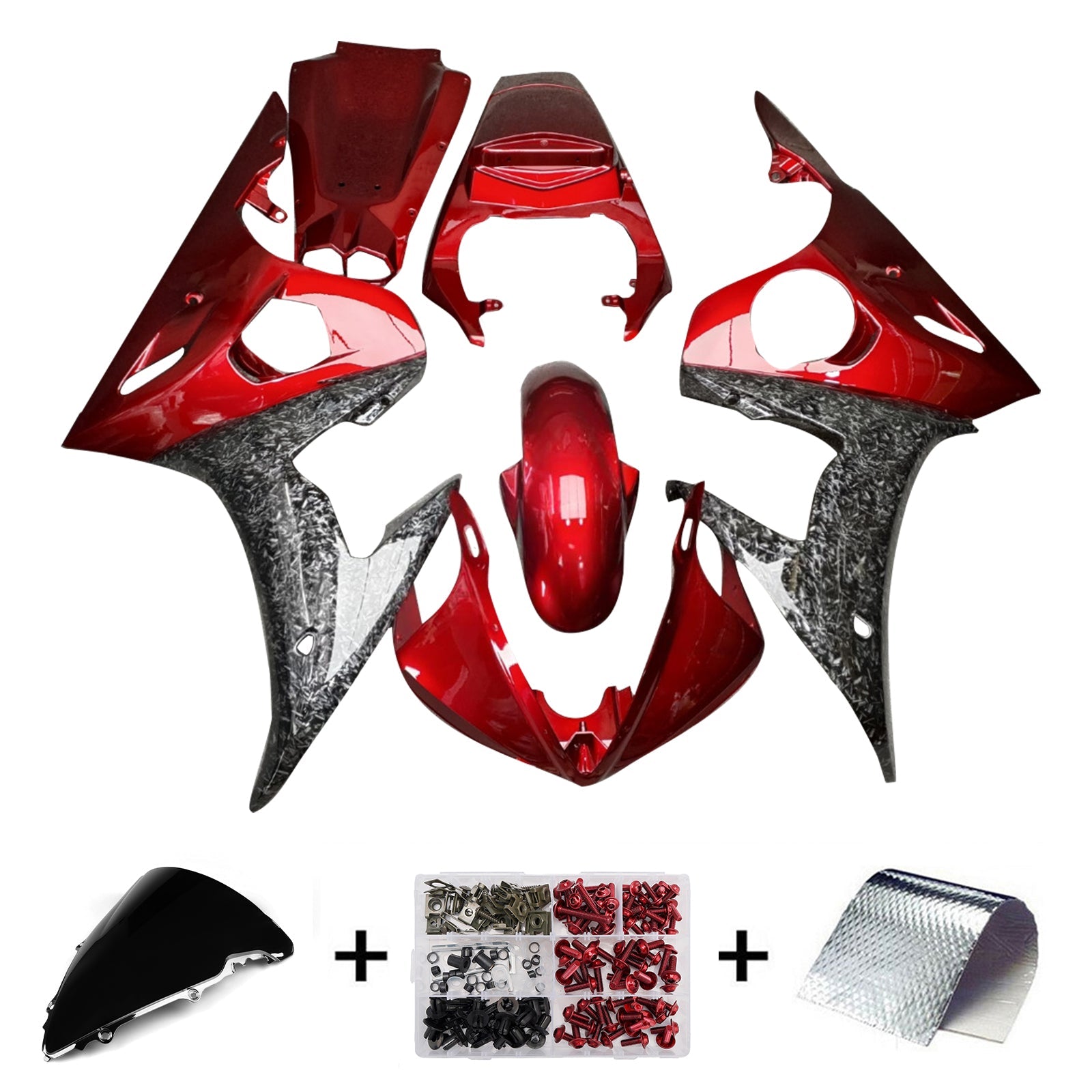 Injection Fairing Kit Bodywork For Yamaha YZFR6 YZF-R6 2005