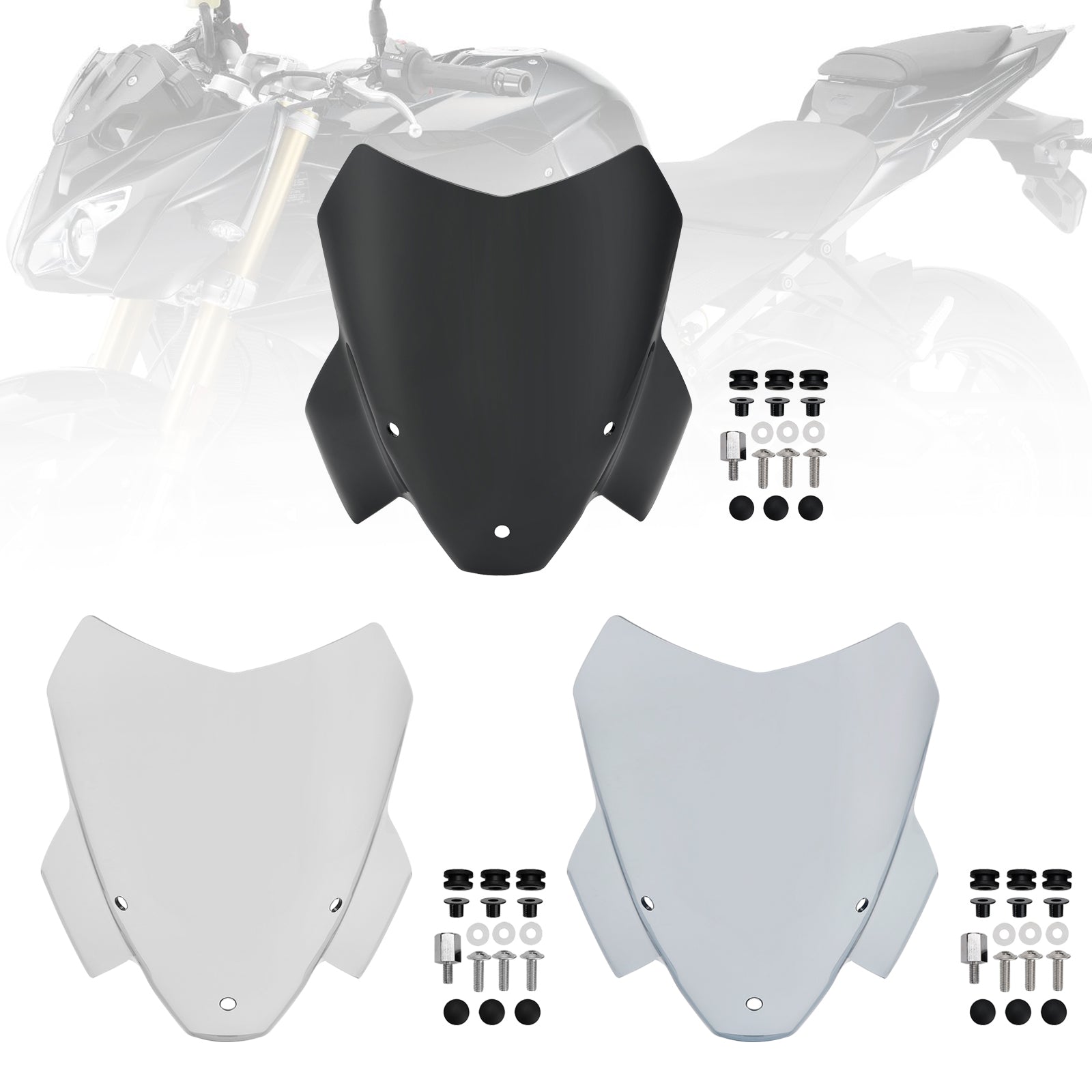 2021-2022 BMW S1000R Headlight Windscreen Cover Windshield WindScreen